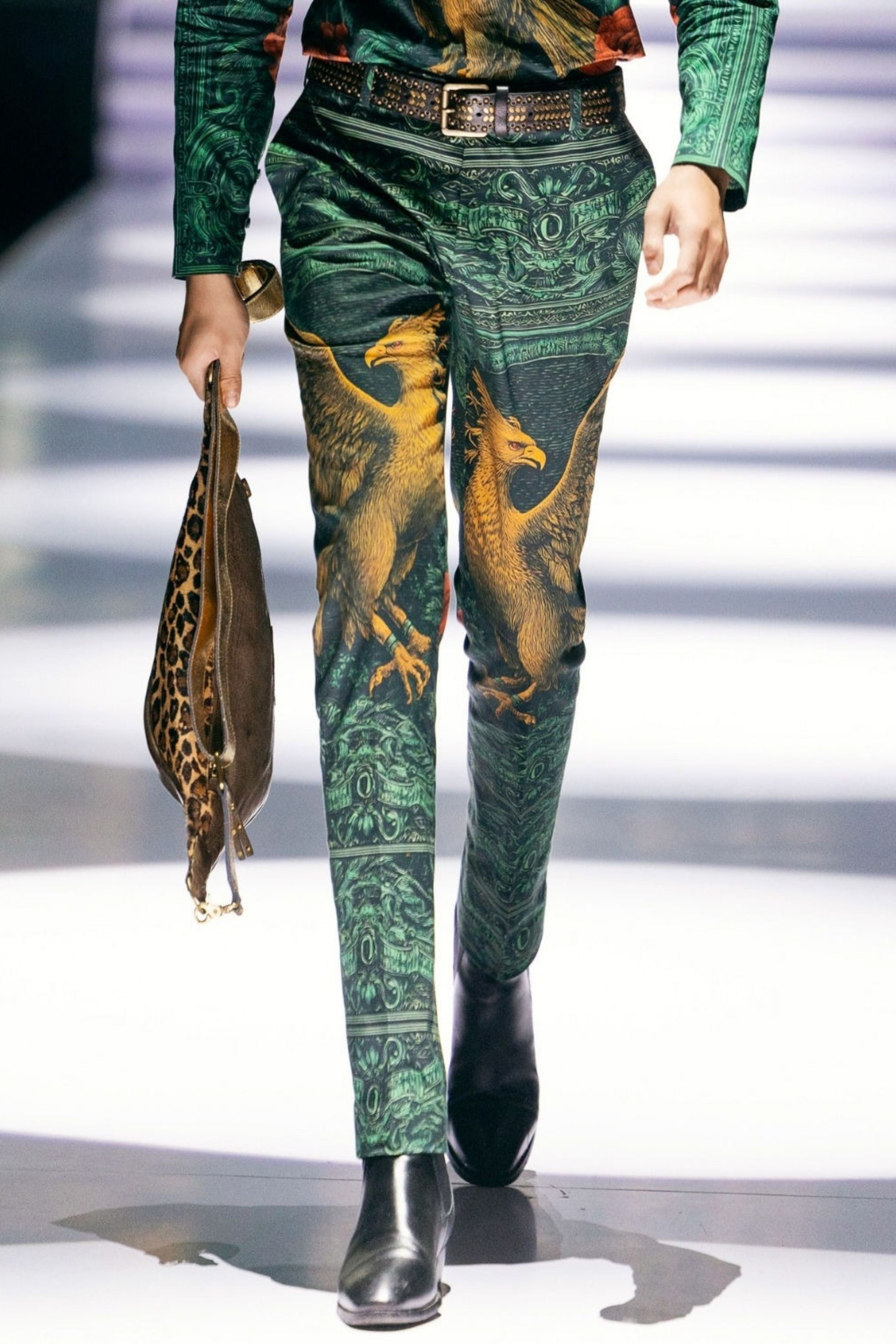 Rising Phoenix Printed Trousers