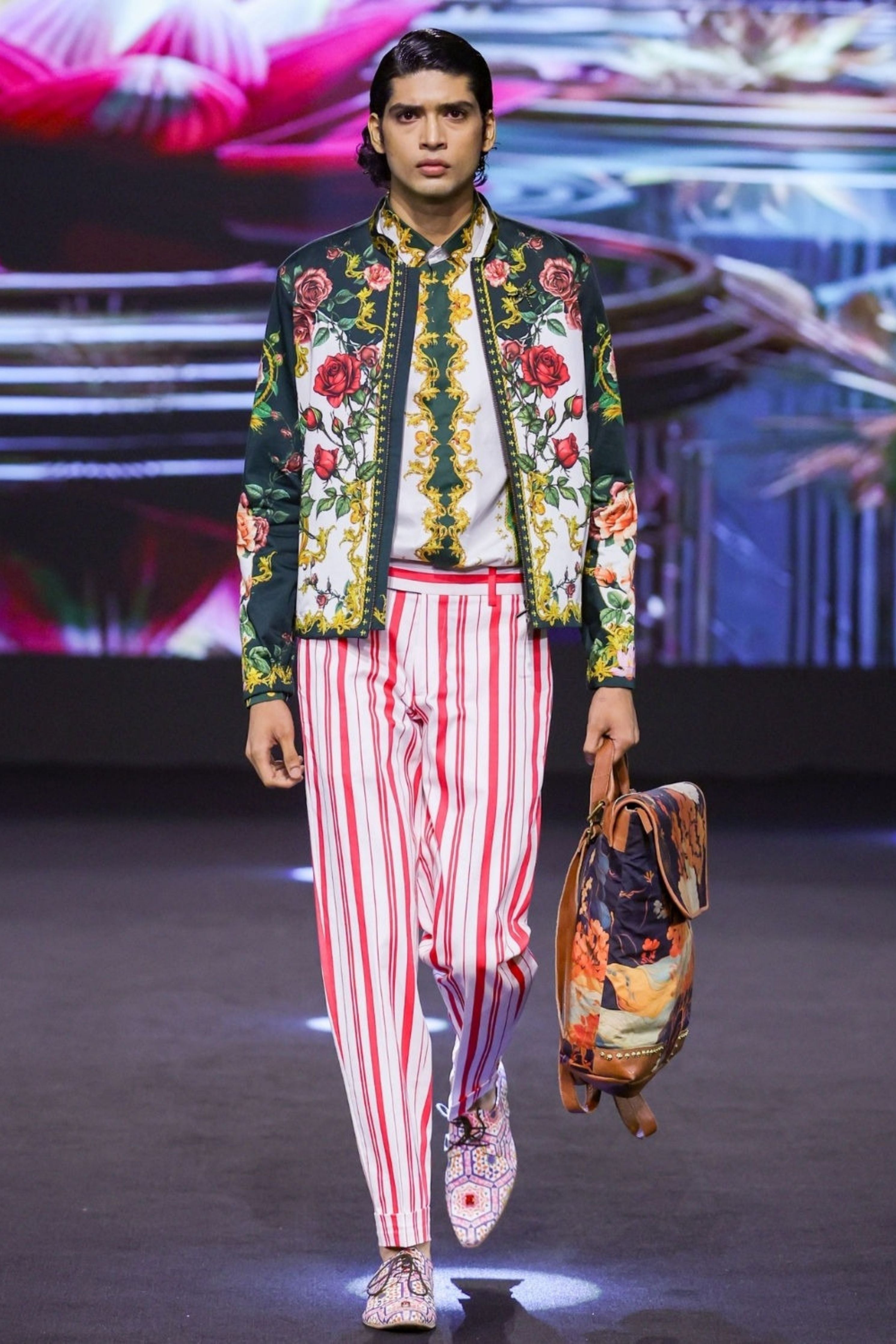 Pinker Striper Trousers