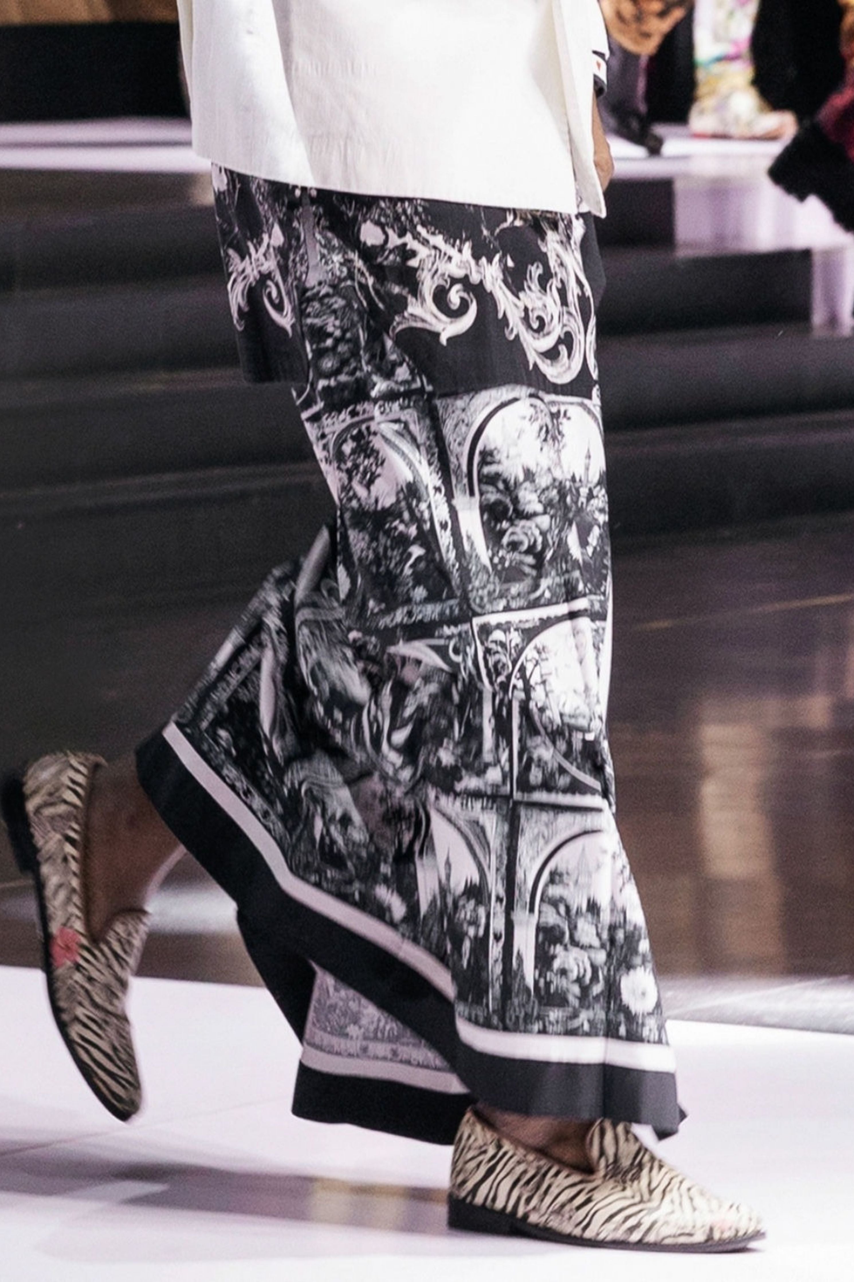 Baroque Pre-Pleated Sarong Dhoti