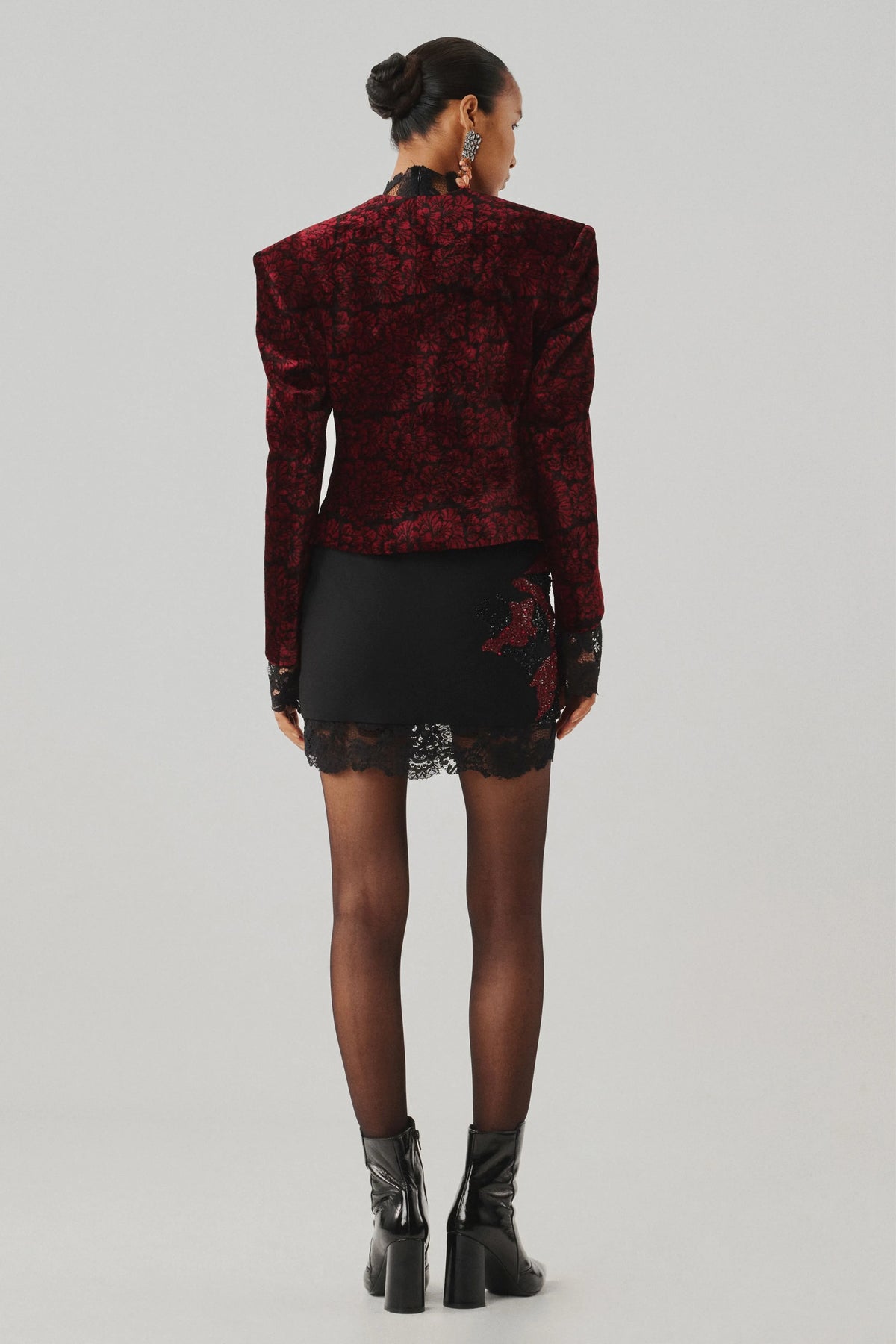 Highland Bloom Ajrakh Jacket