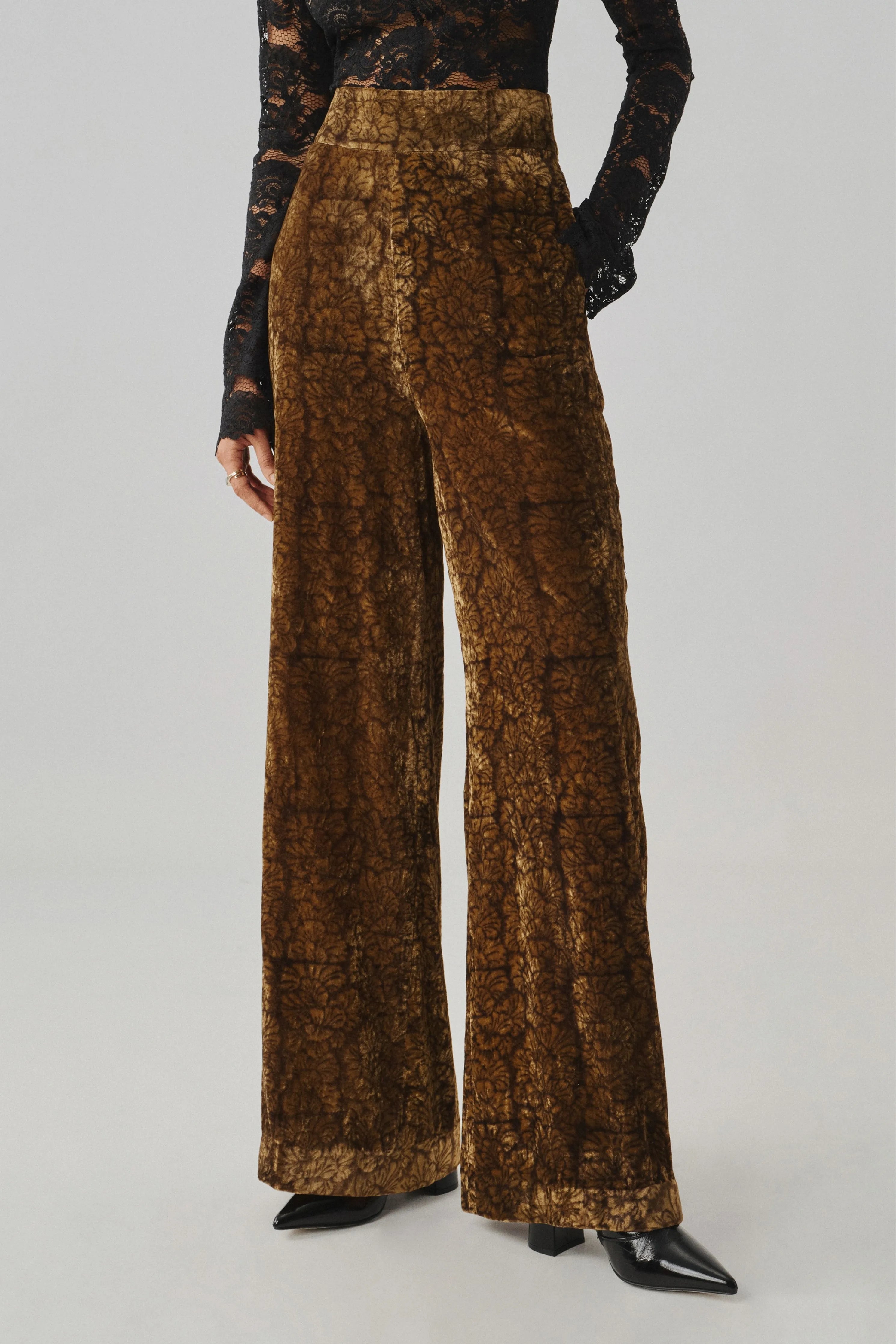 Terra Velvet Ajrakh Pants