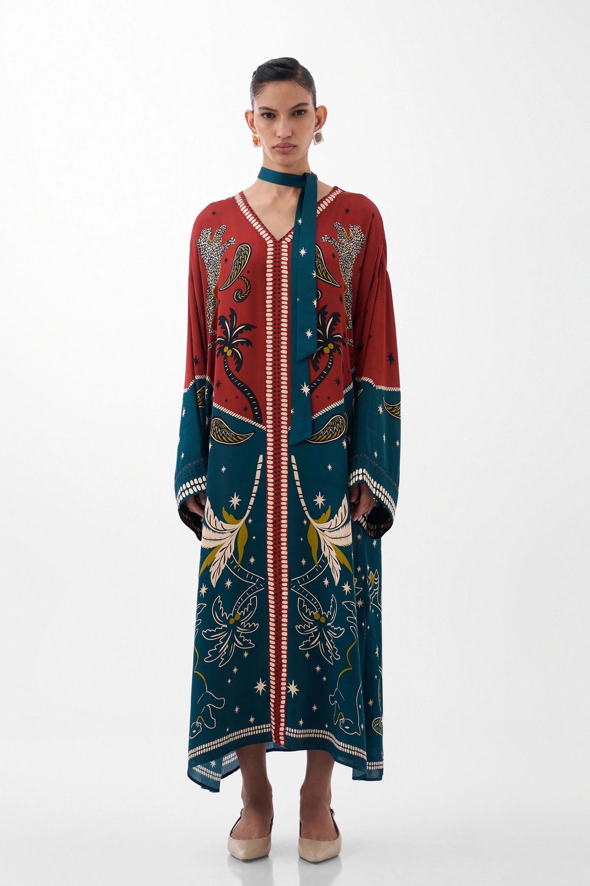 Adah Kaftan Nocturnal Jungle