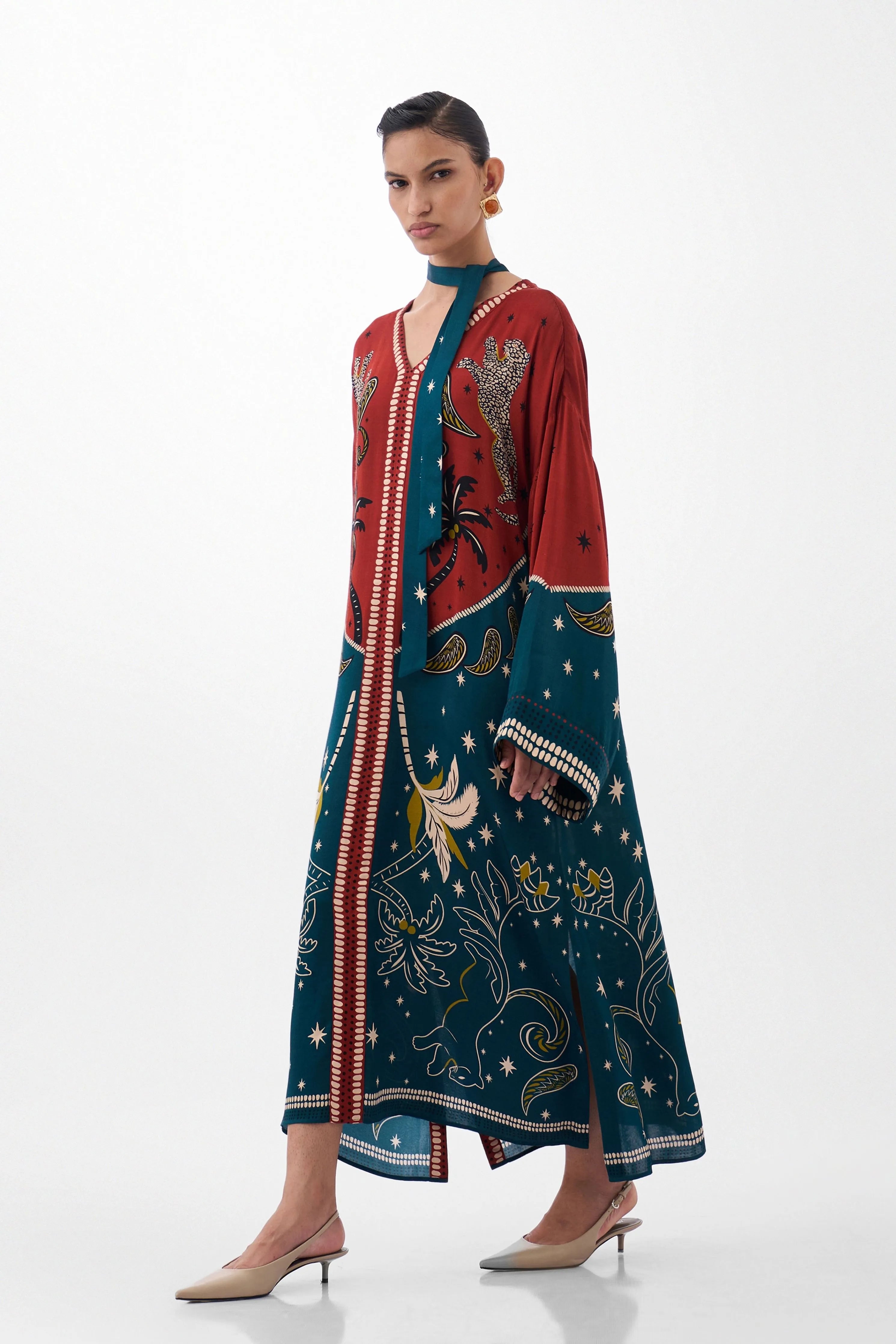 Adah Kaftan Nocturnal Jungle