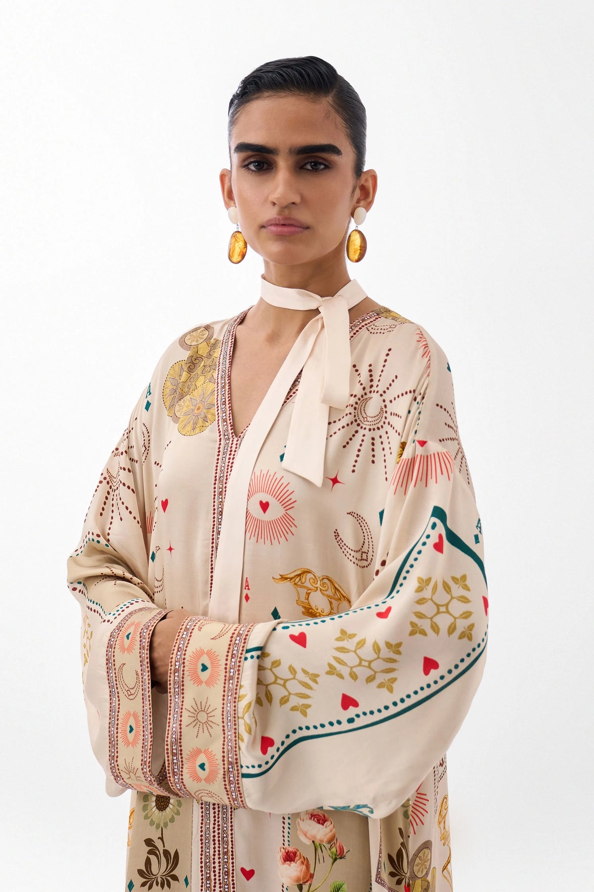 Adah Kaftan Postcards & Petals