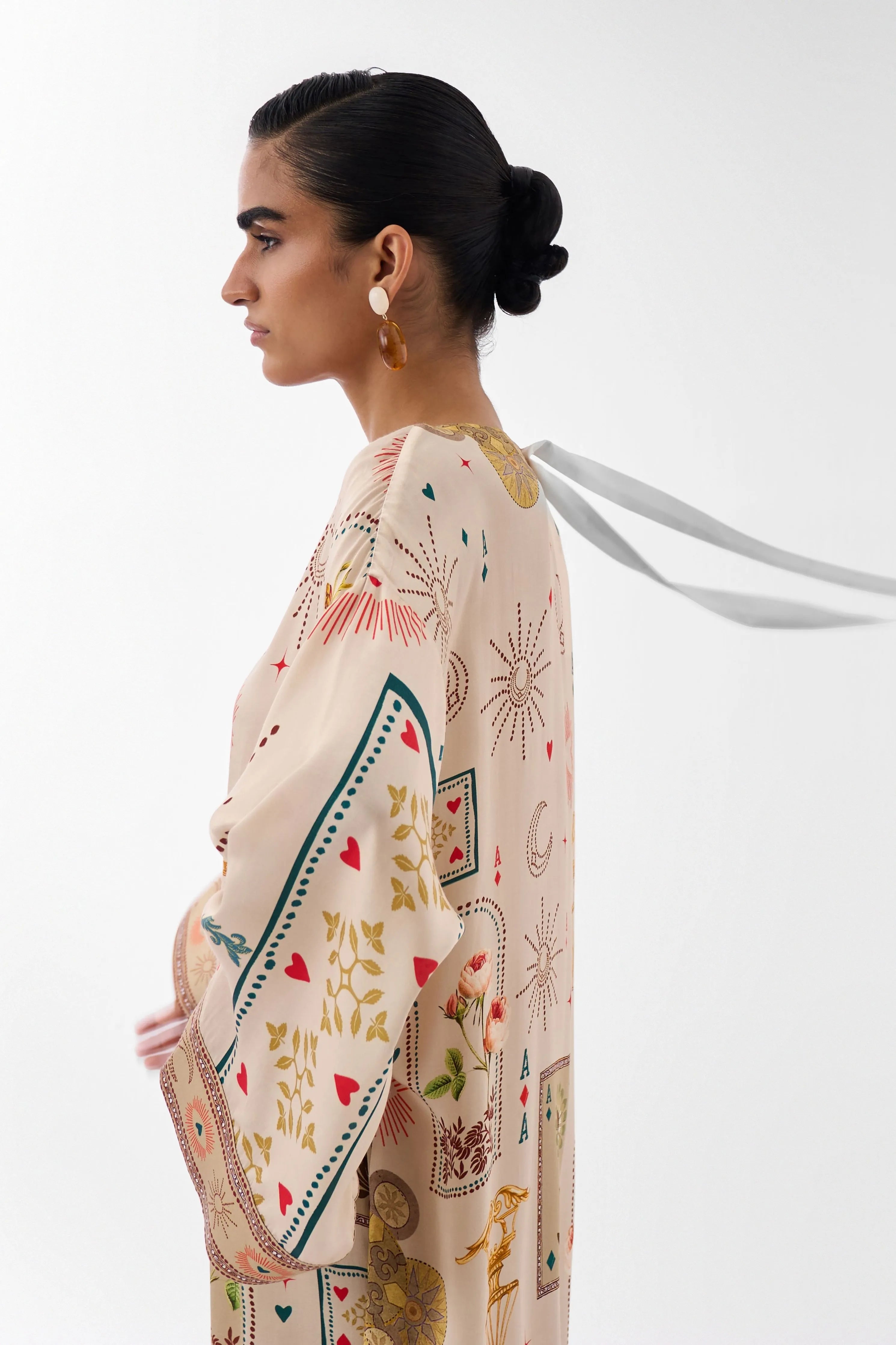 Adah Kaftan Postcards & Petals