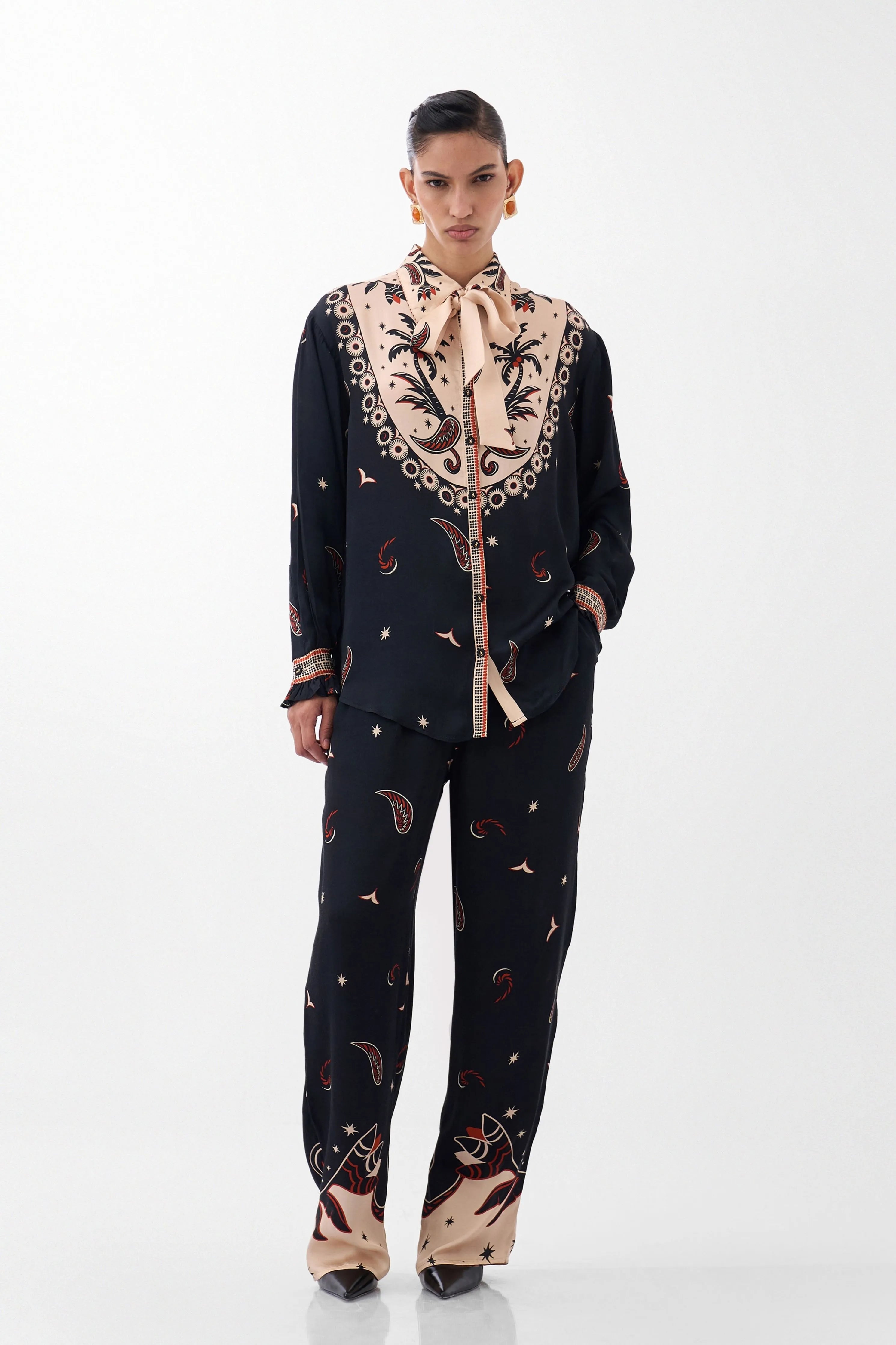 Iris Shirt Nocturnal Jungle