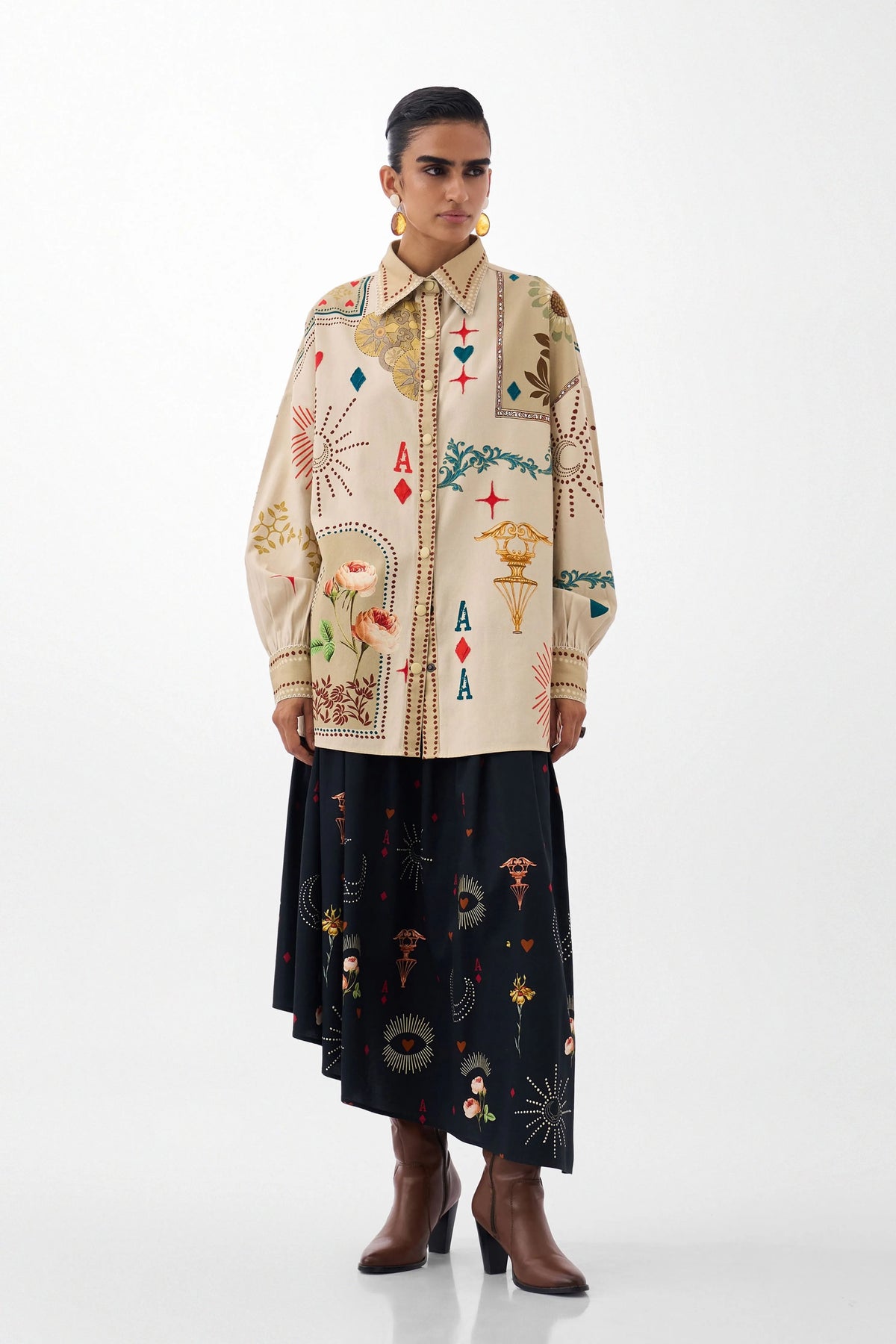 Xena OverShirt Postcards & Petals