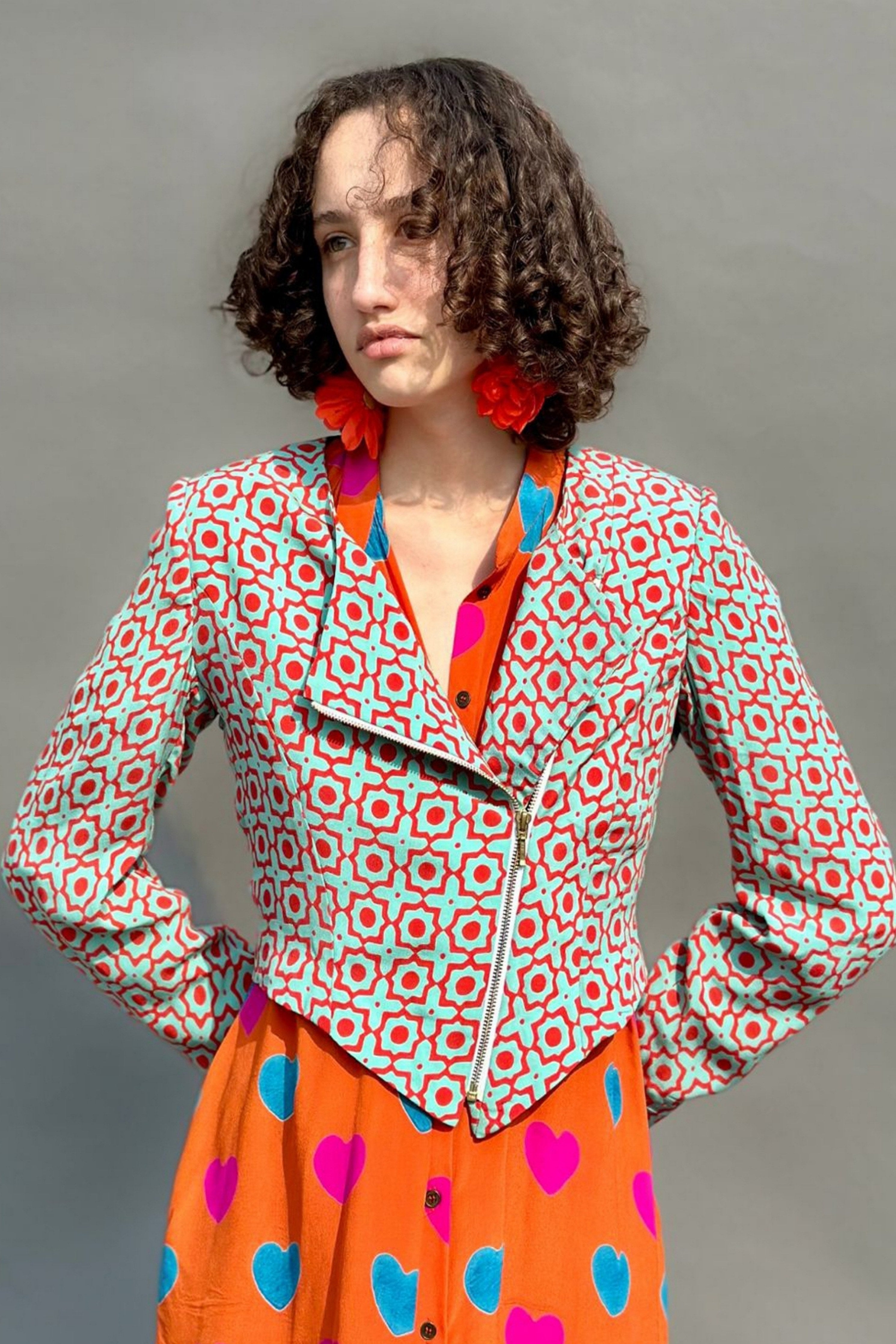 Aqua Asymetric Jacket