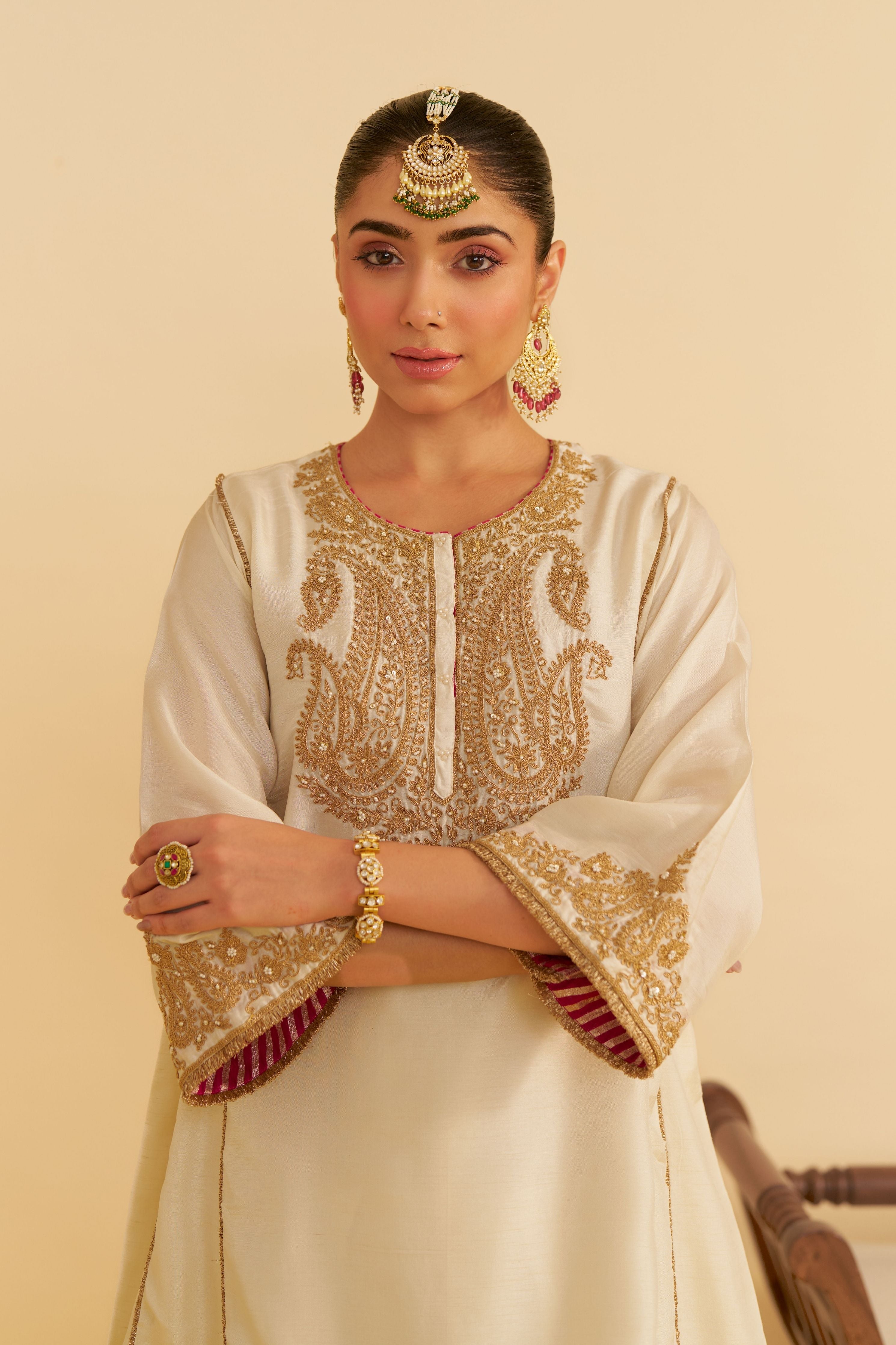 Arya - Short Chauga With Salwar And Dupatta