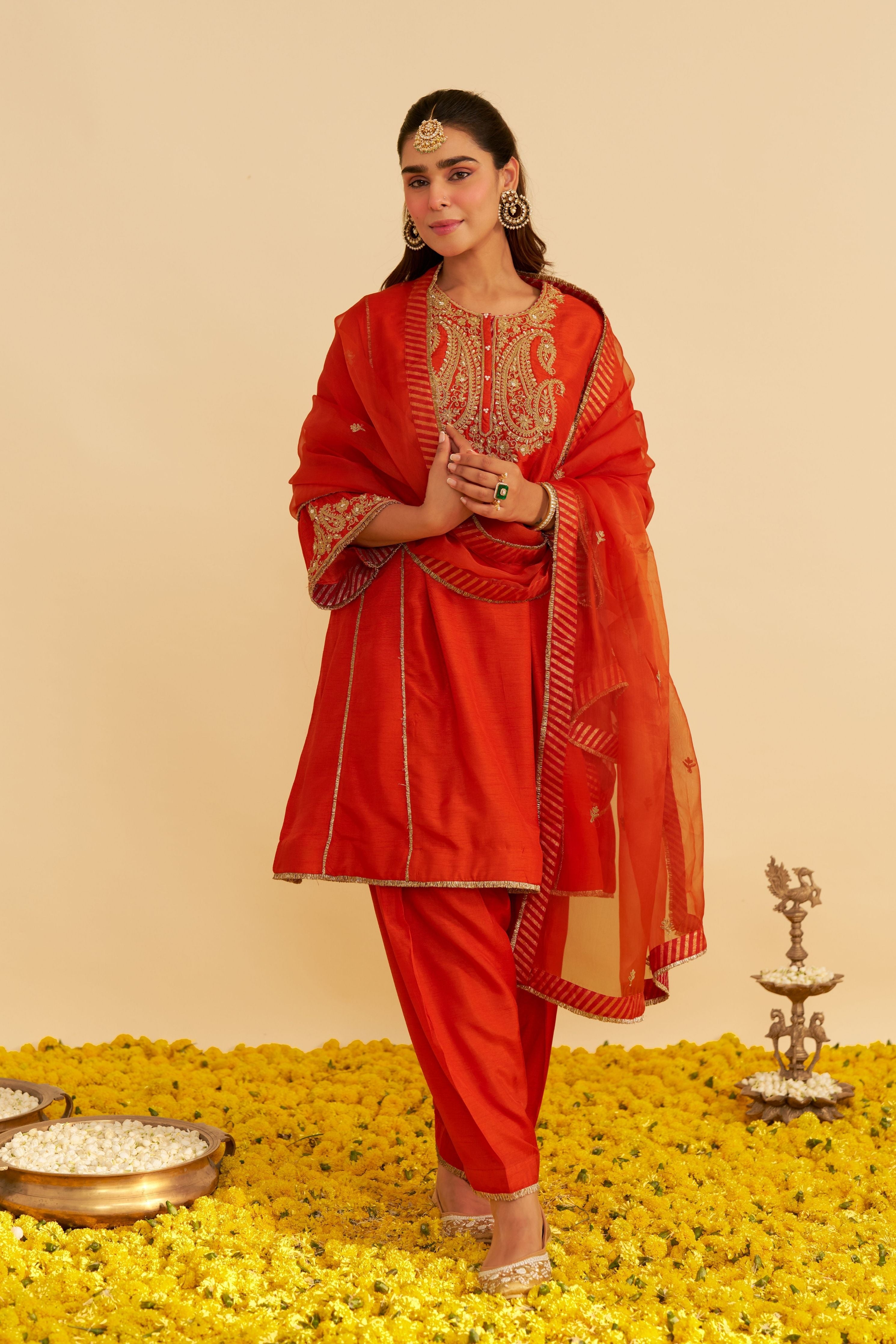 Arya Short Chauga With Salwar
