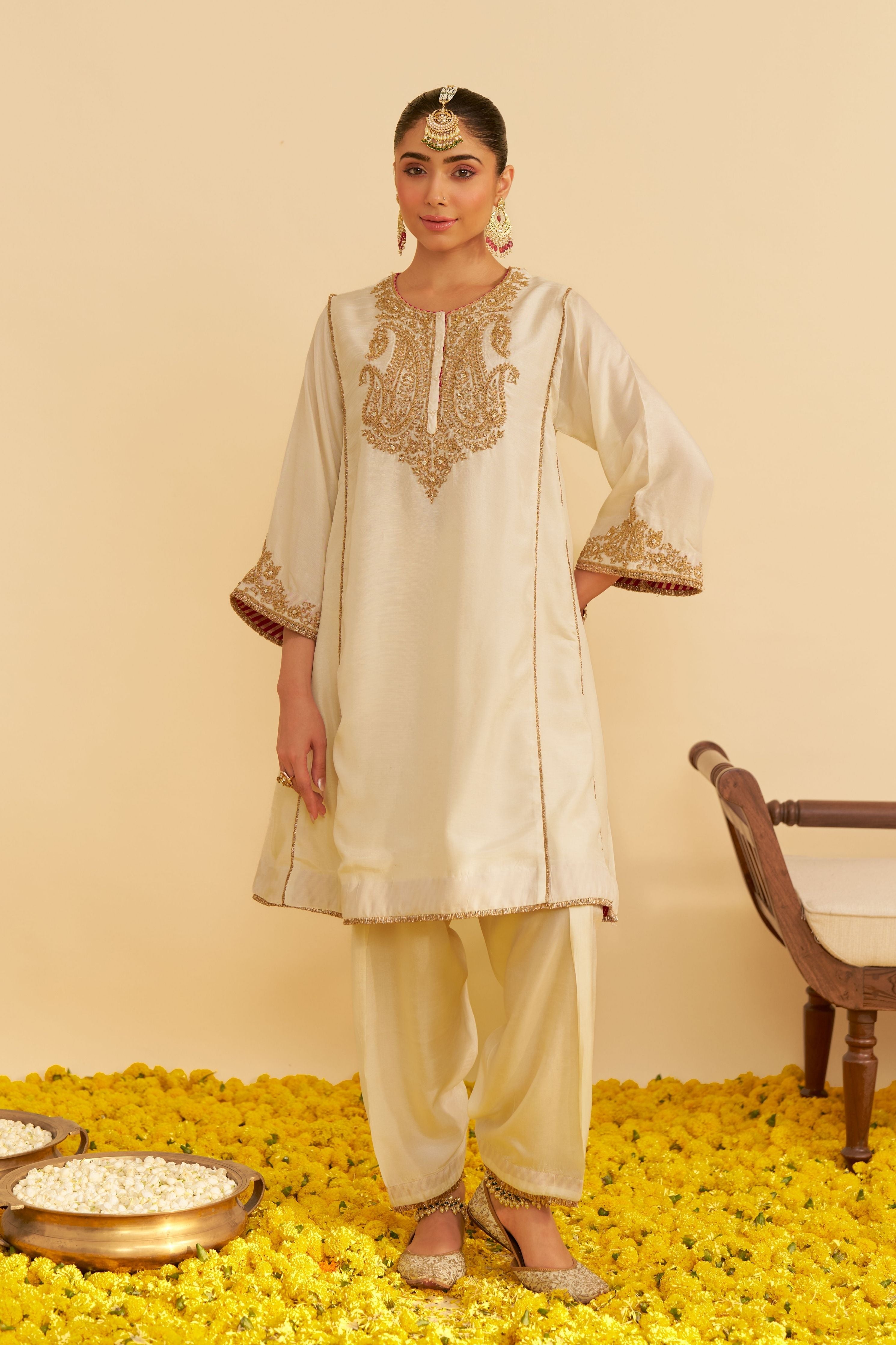 Arya - Short Chauga With Salwar