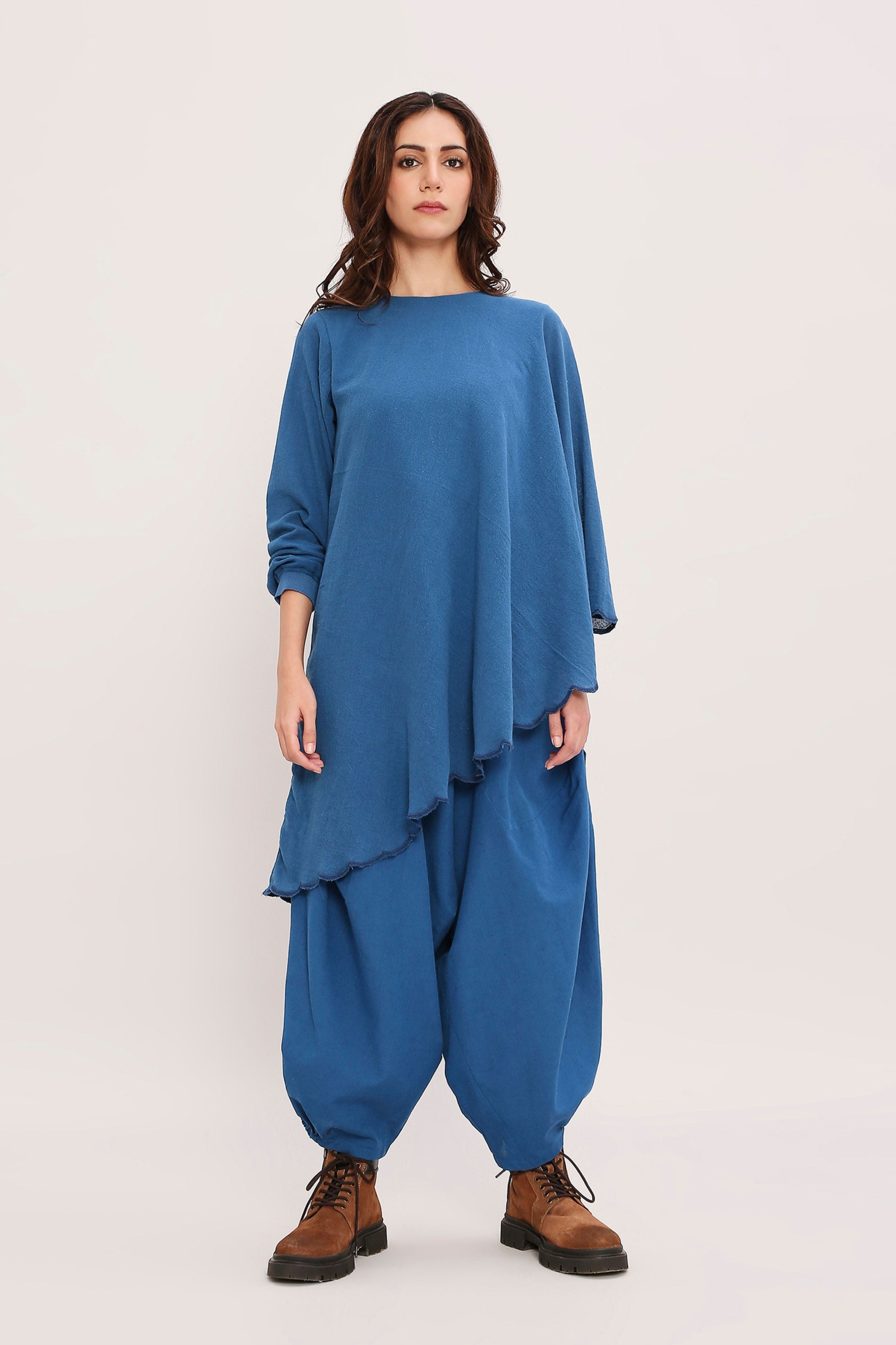 Blue Baggy Pants