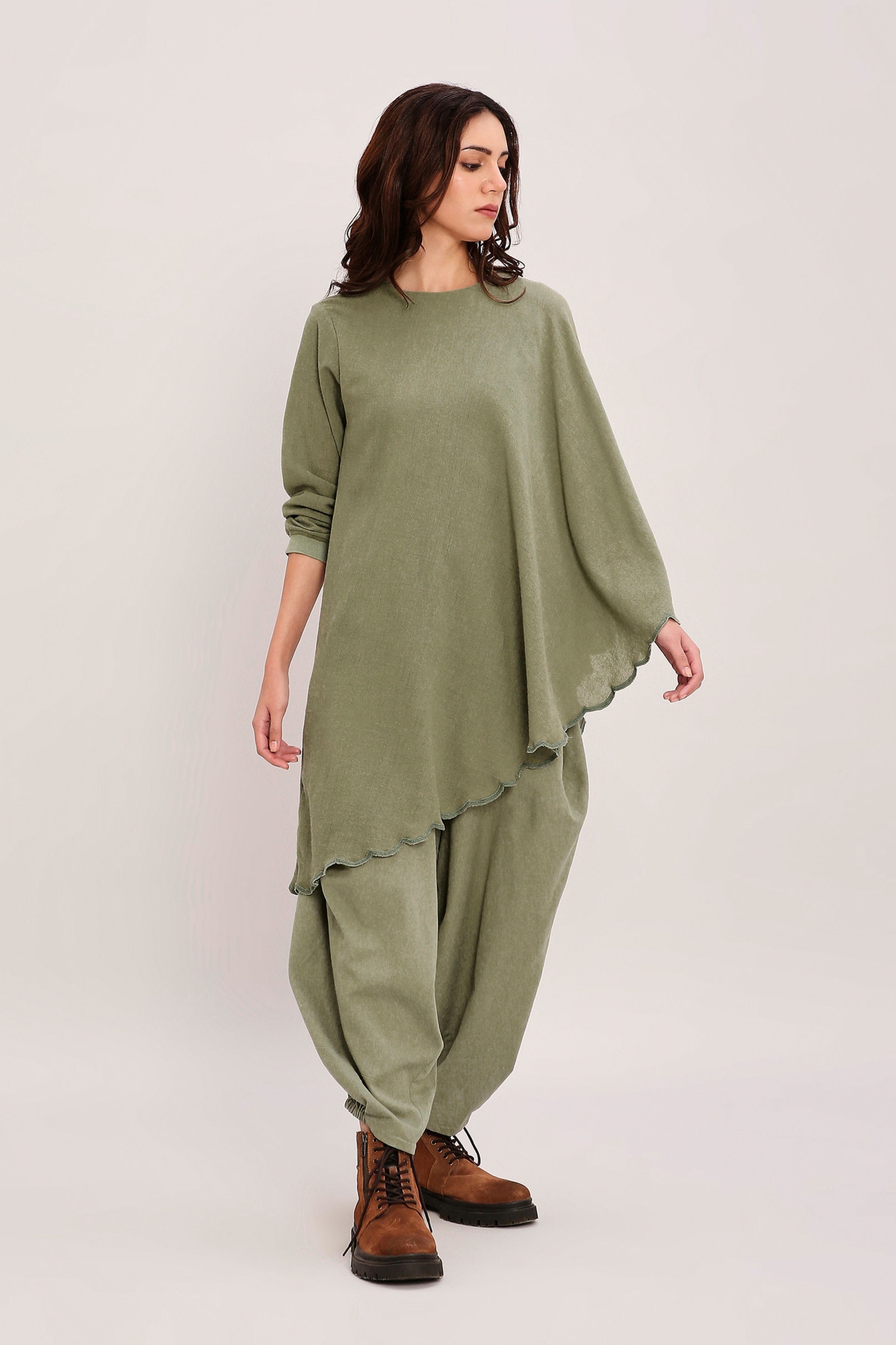Green Baggy Pants