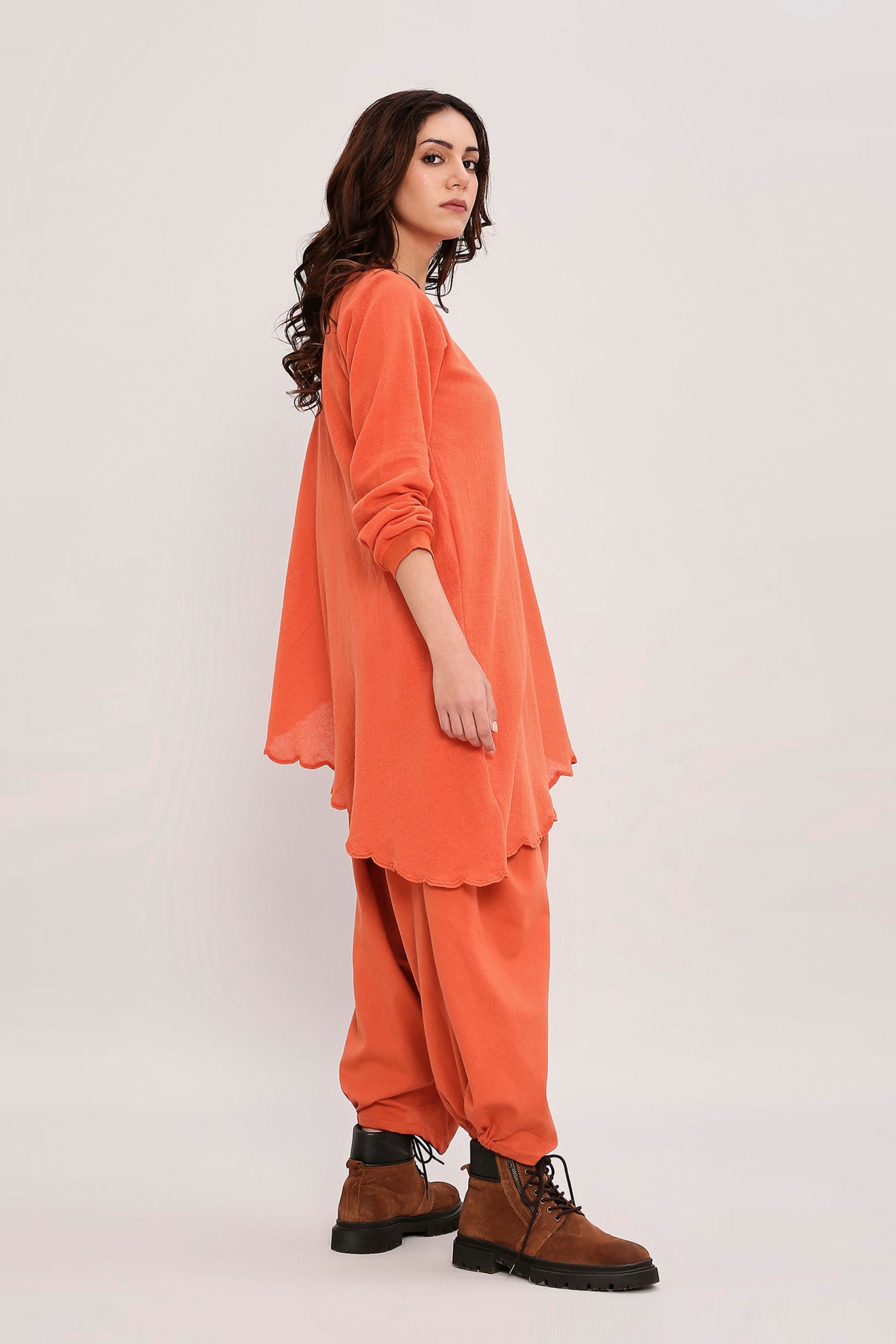 Rust Baggy Pants