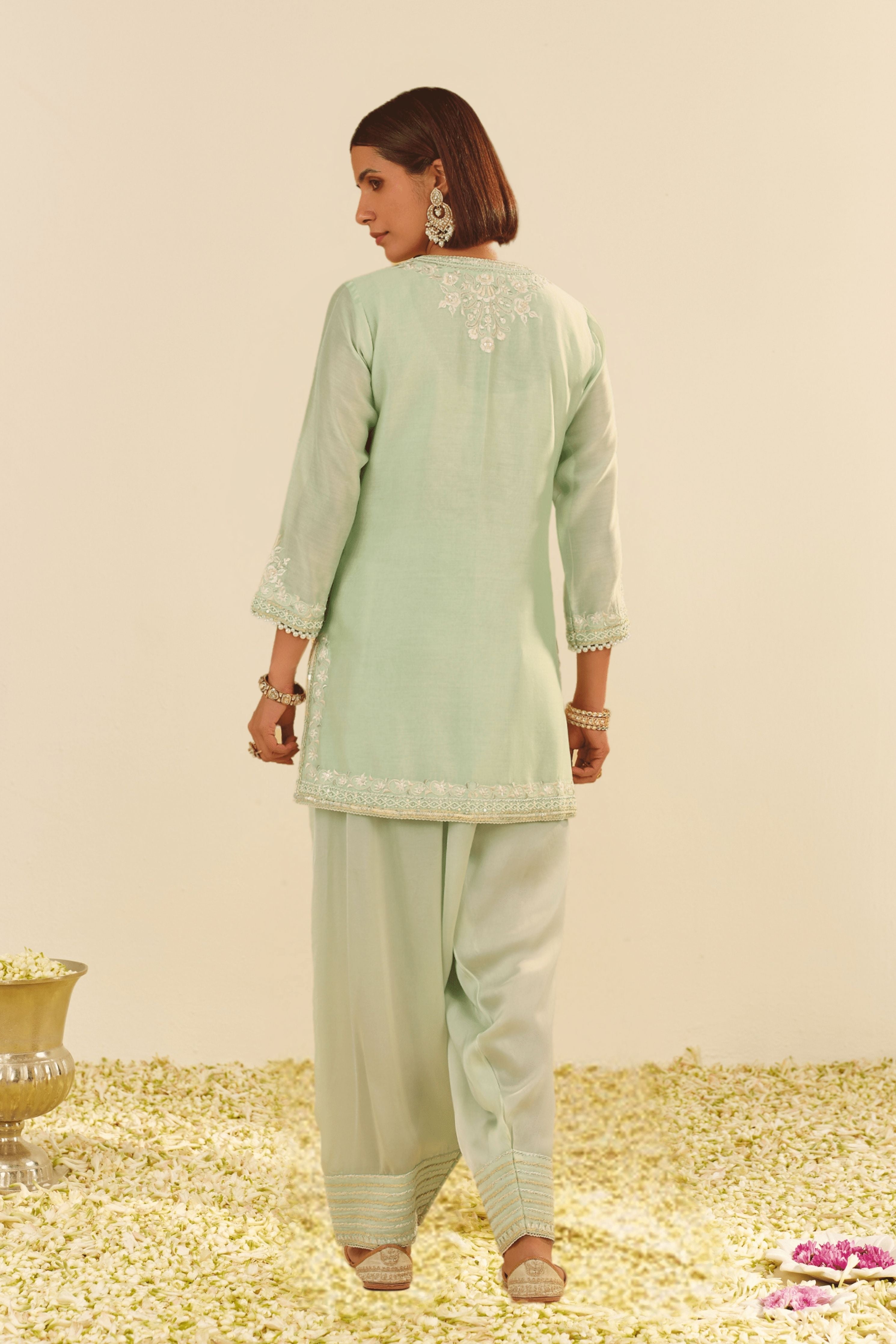 Haniya Mint Green Kurta Set