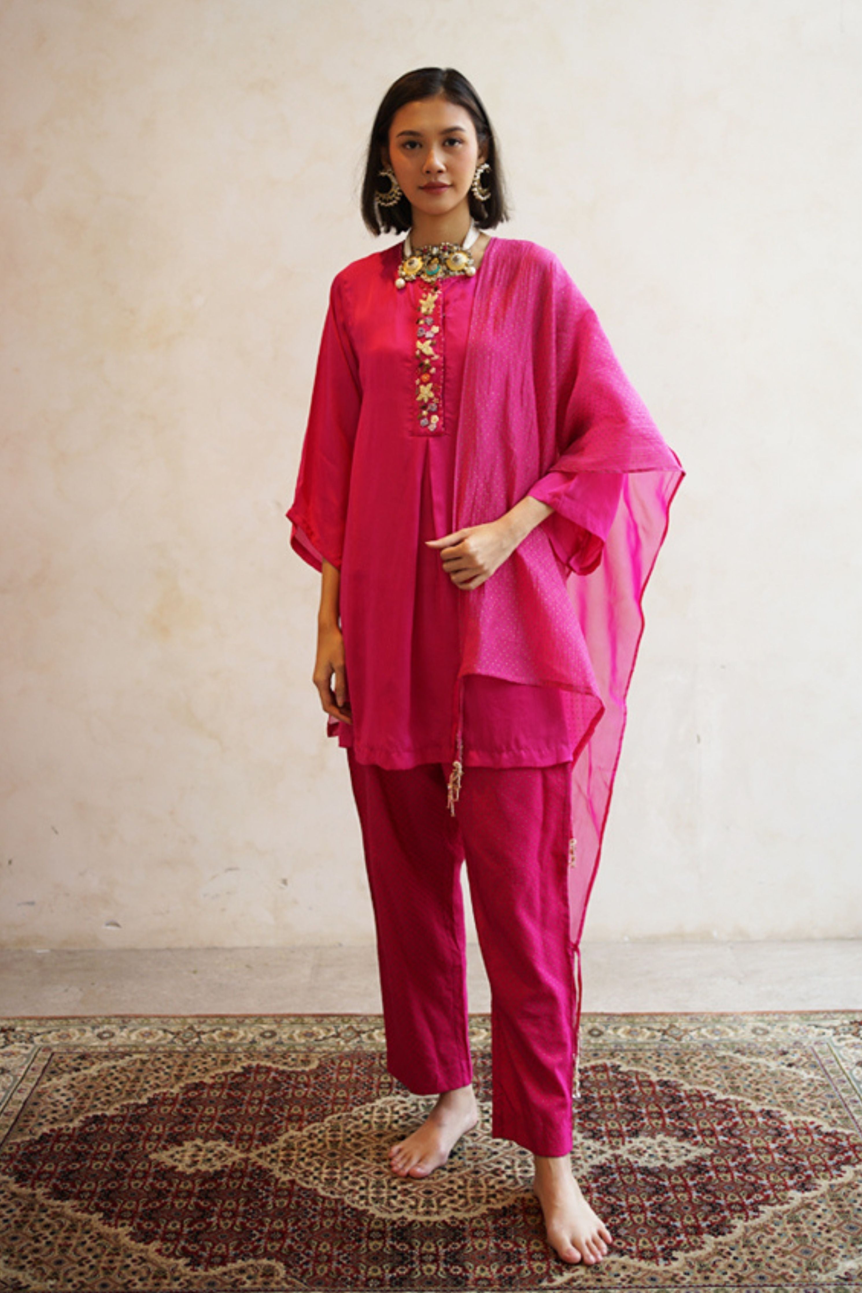 Hot Pink Manuka Tunic Set