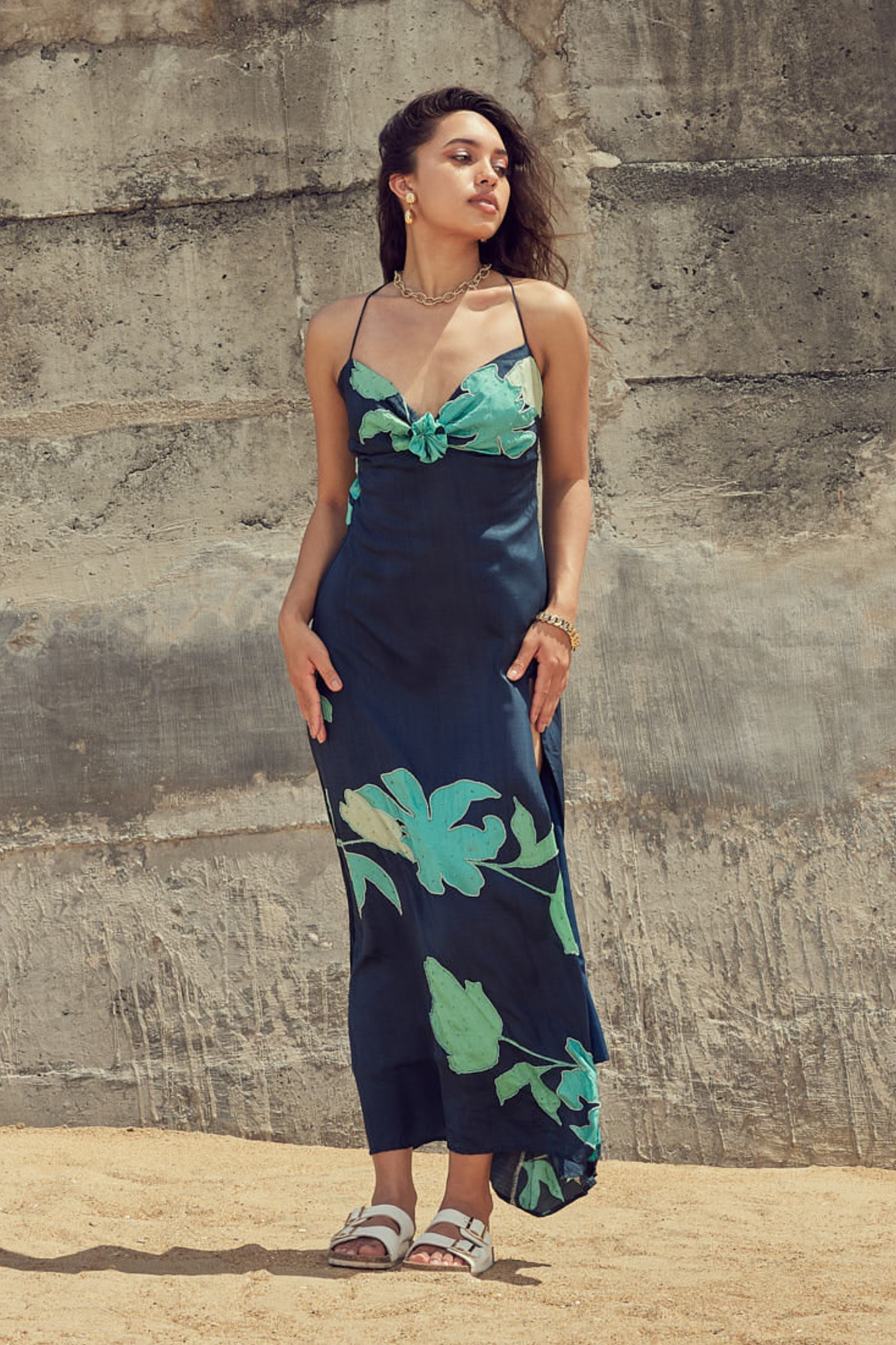 Turquoise Bloom Maxi