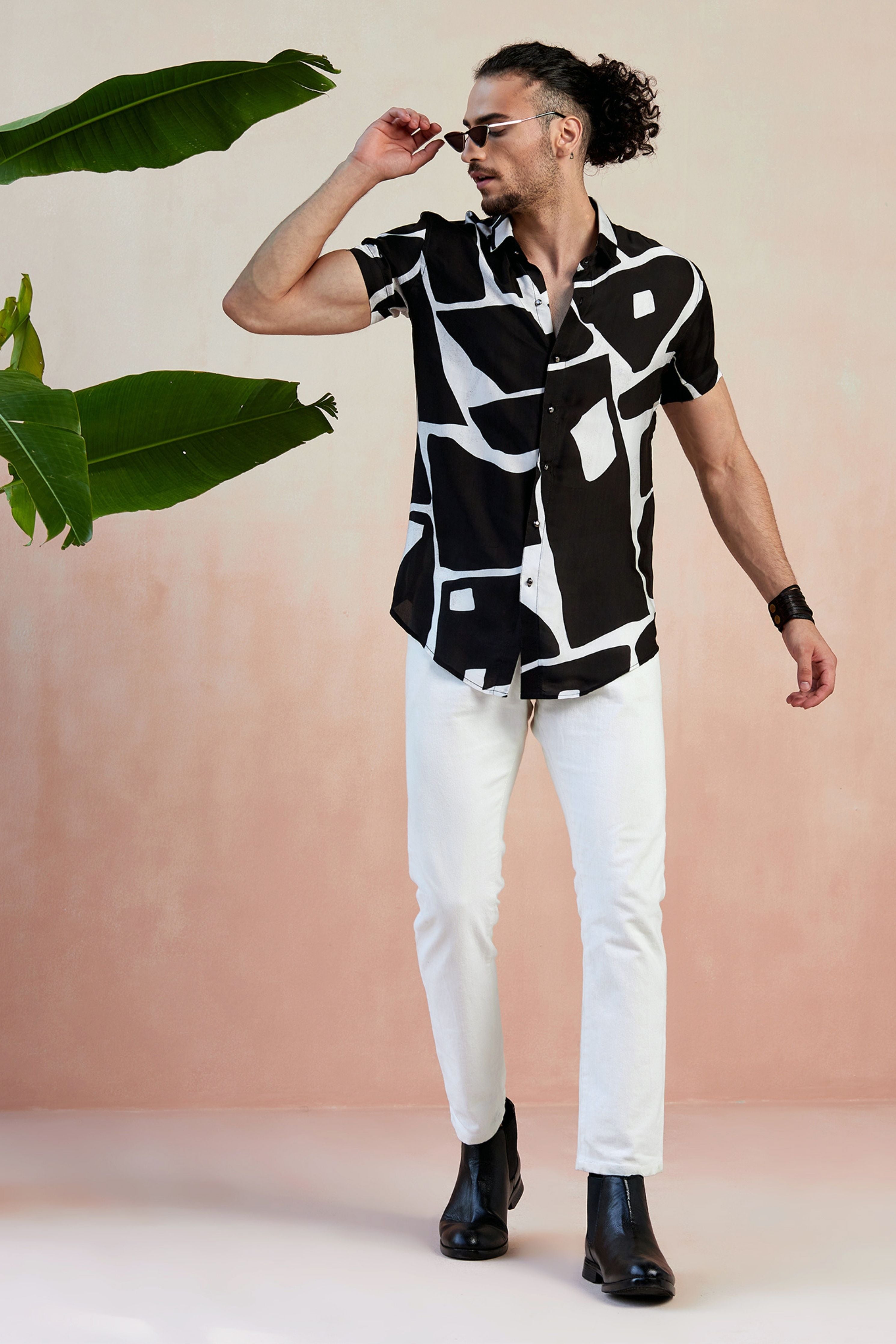 Bold Black Printed