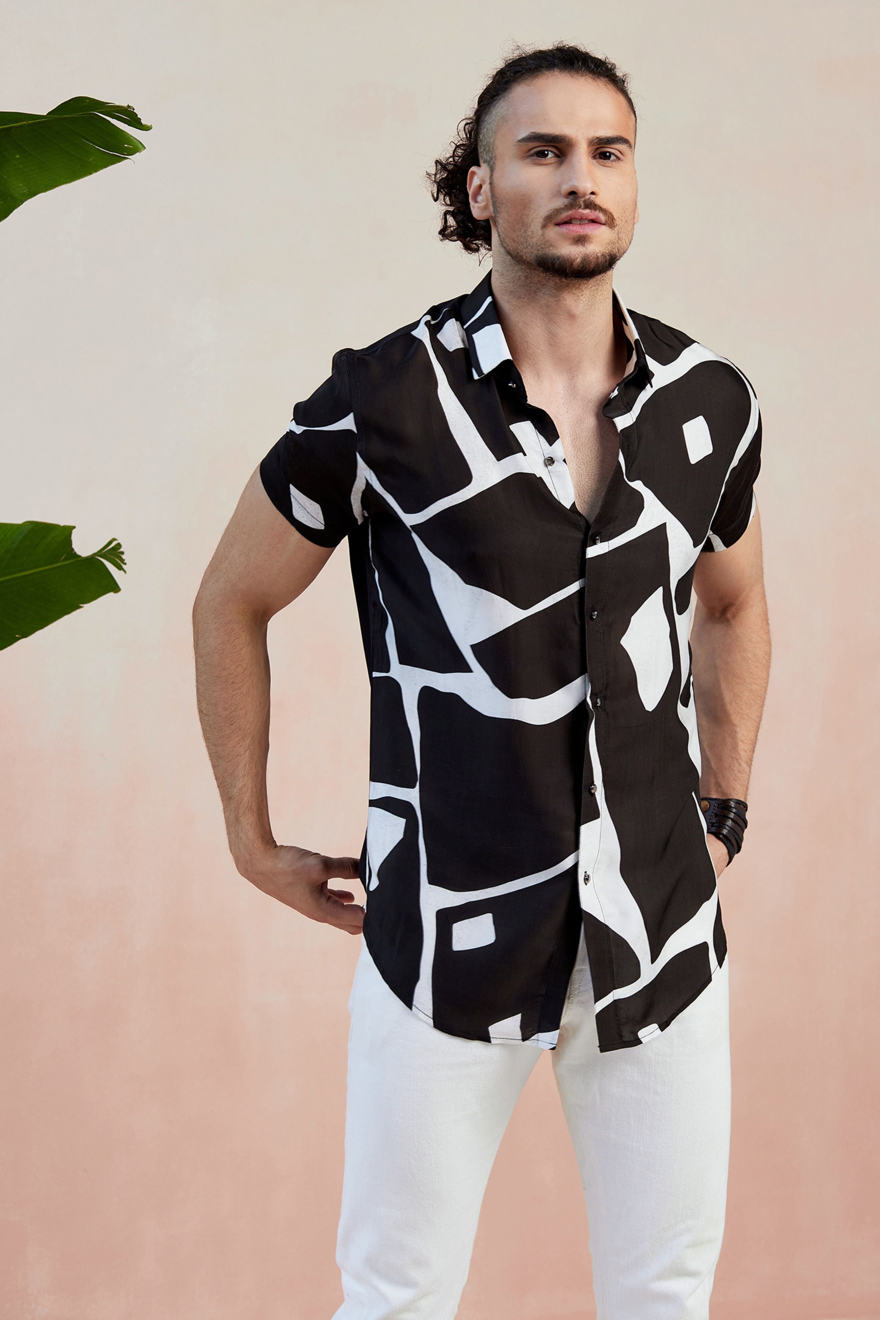 Bold Black Printed