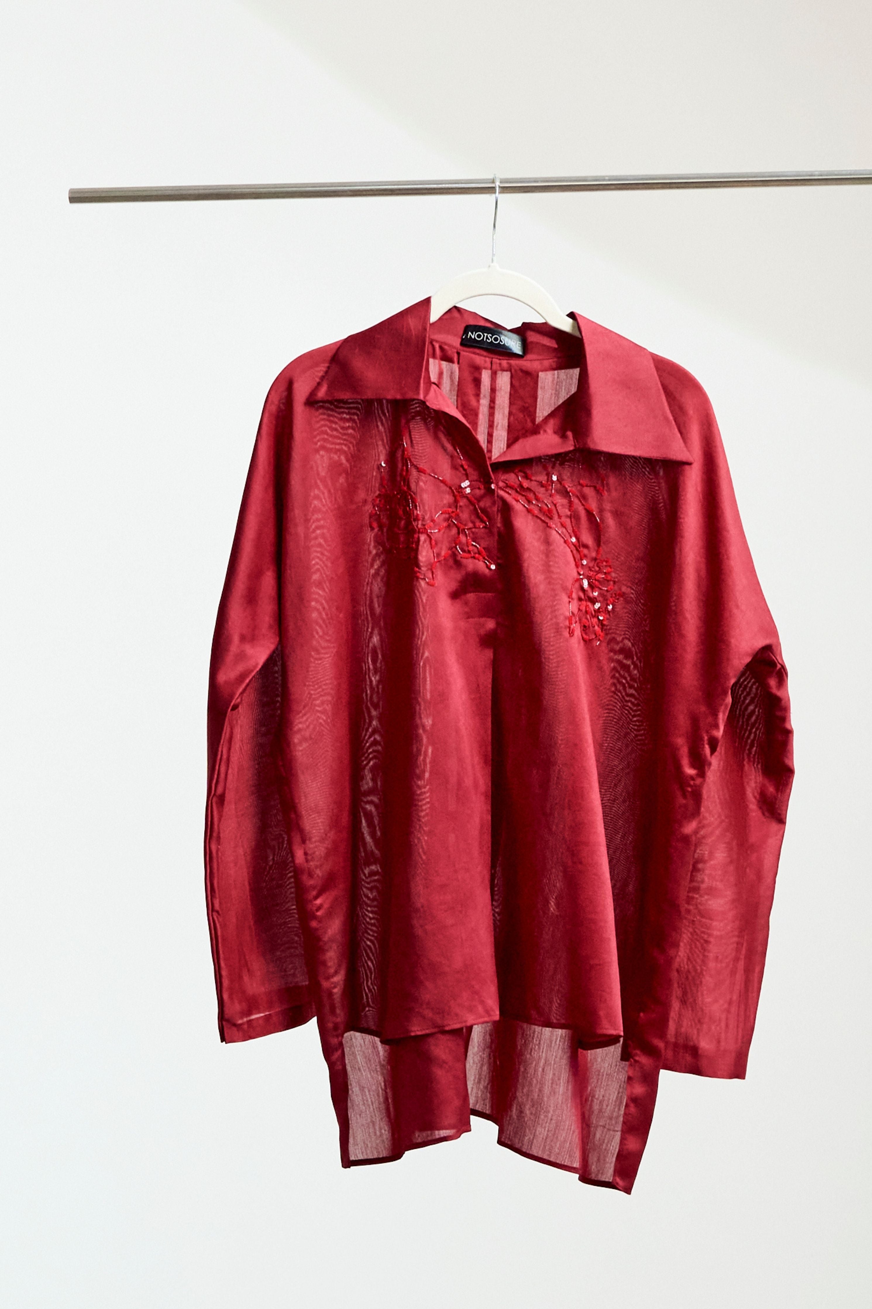 Red Big Rose Shirt