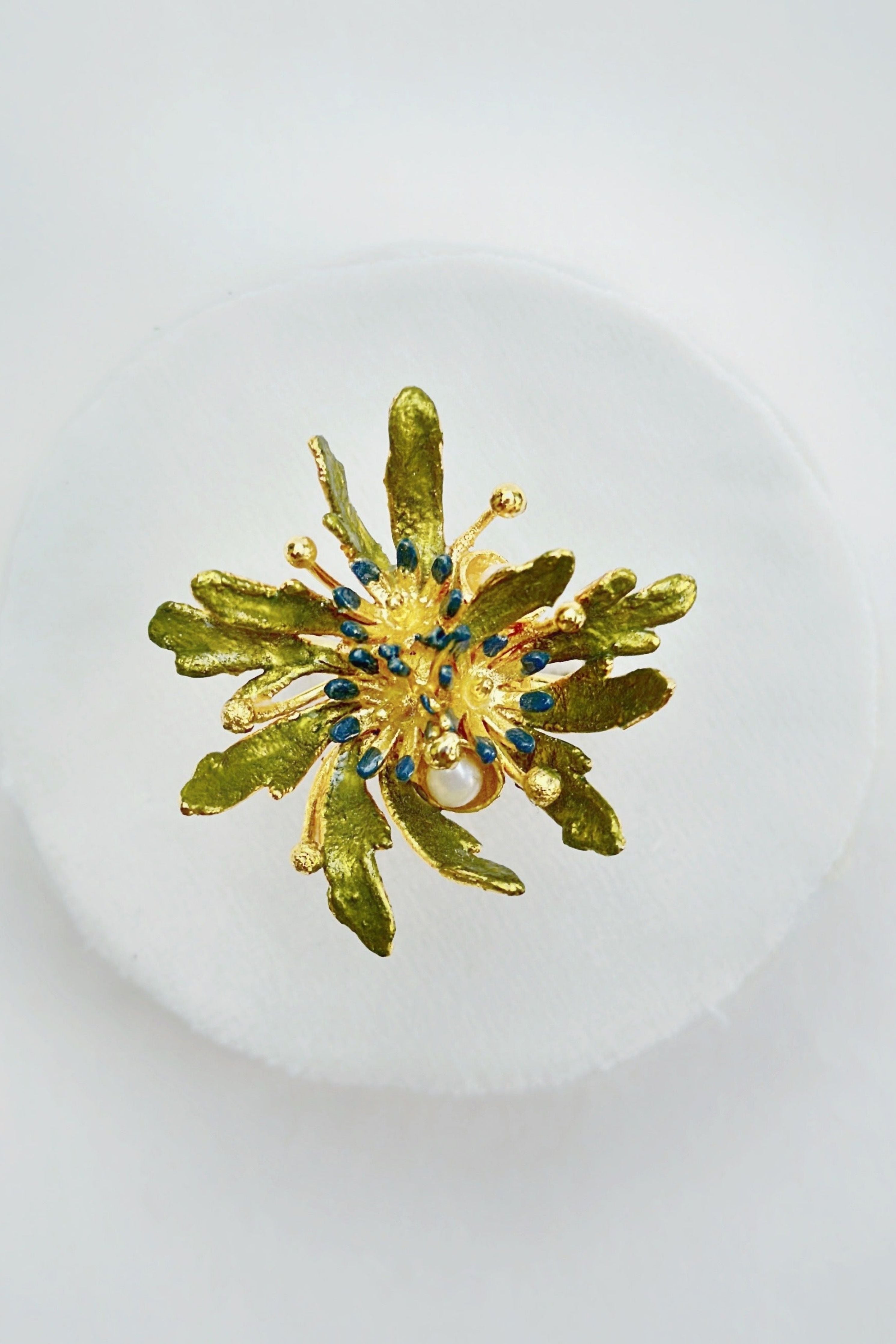 Flowerburst Ring  ForgetMeNot Blue