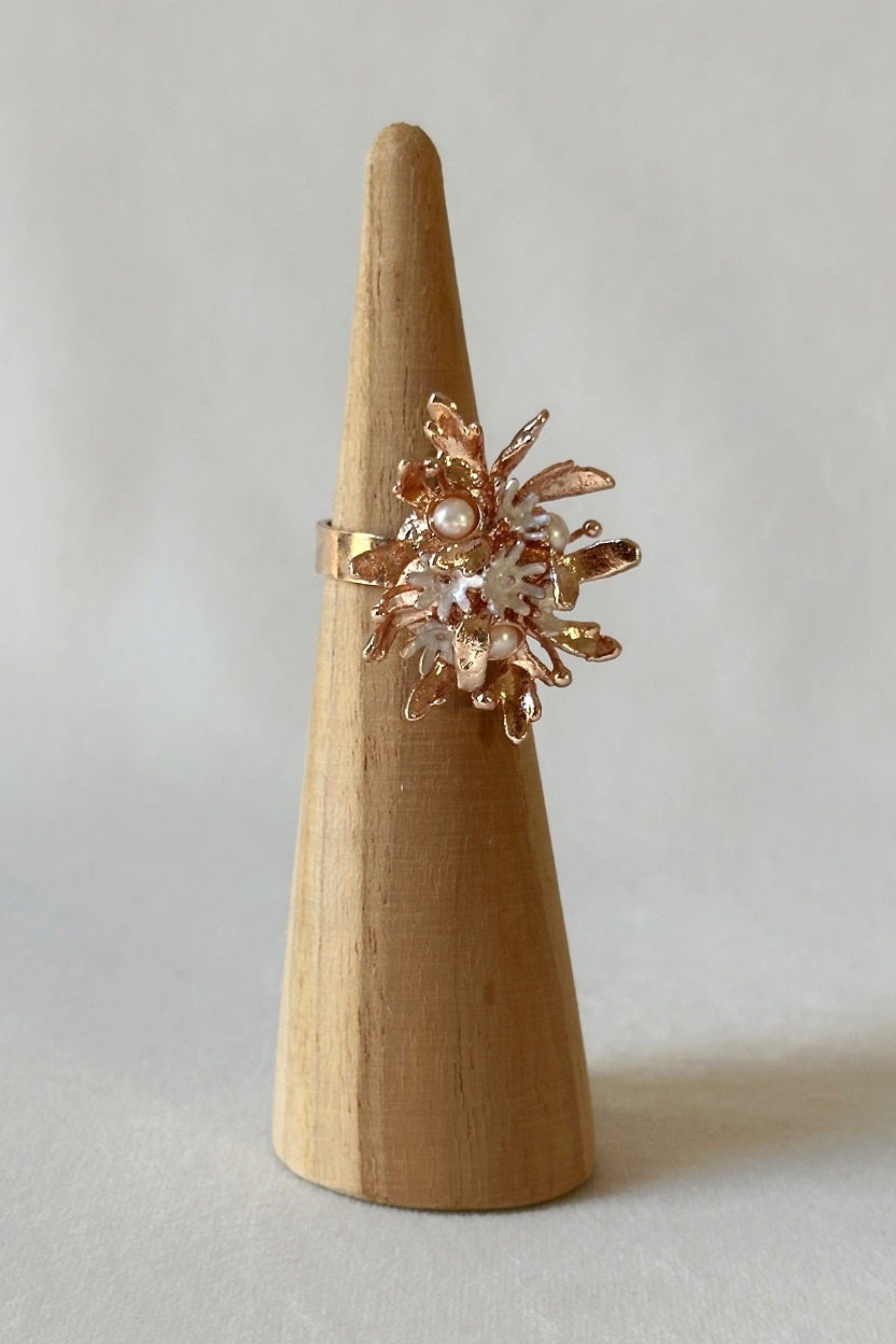 Flowerburst Ring  Rose Gold