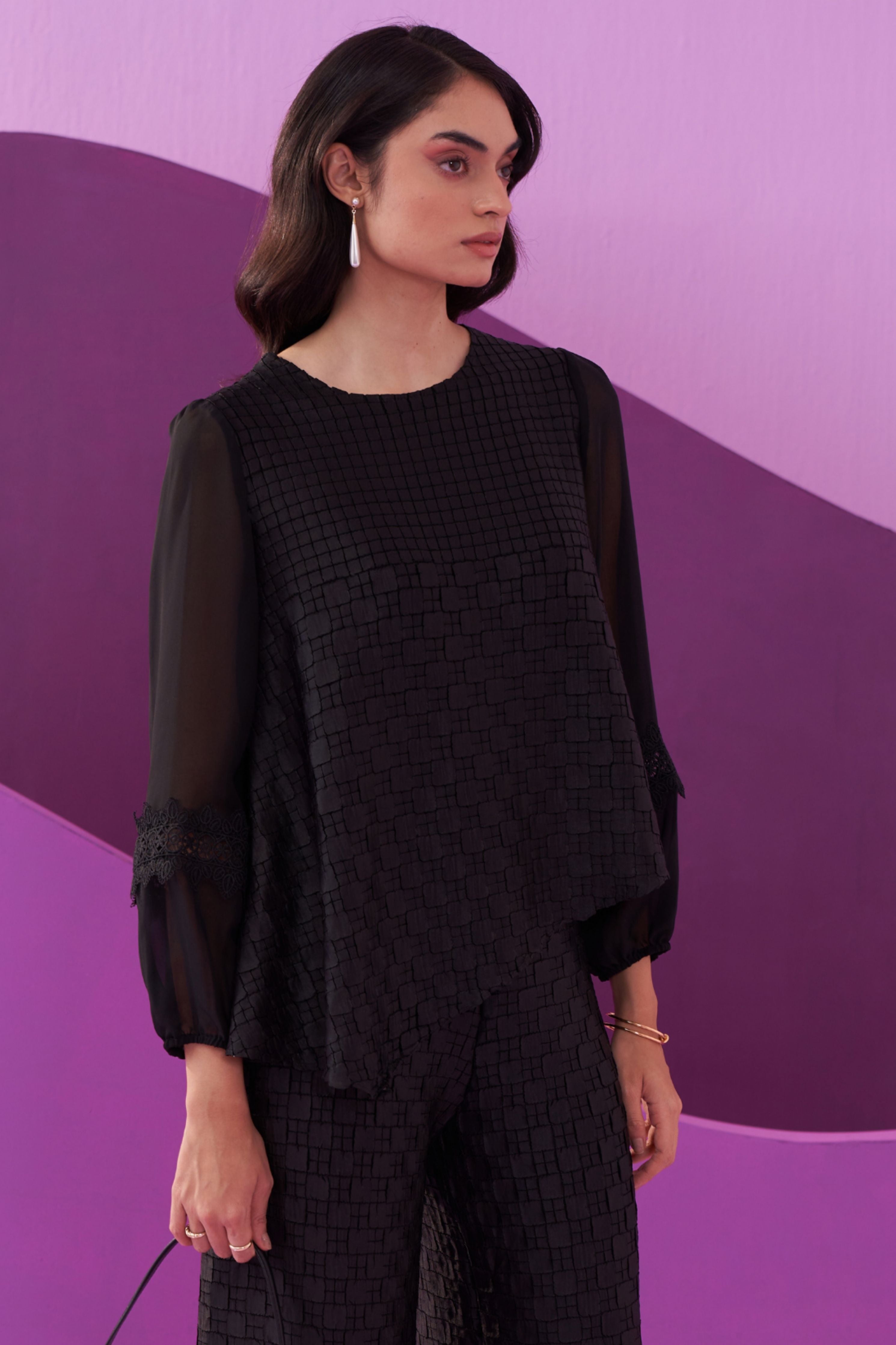 Black Alexa Co-Ord Set