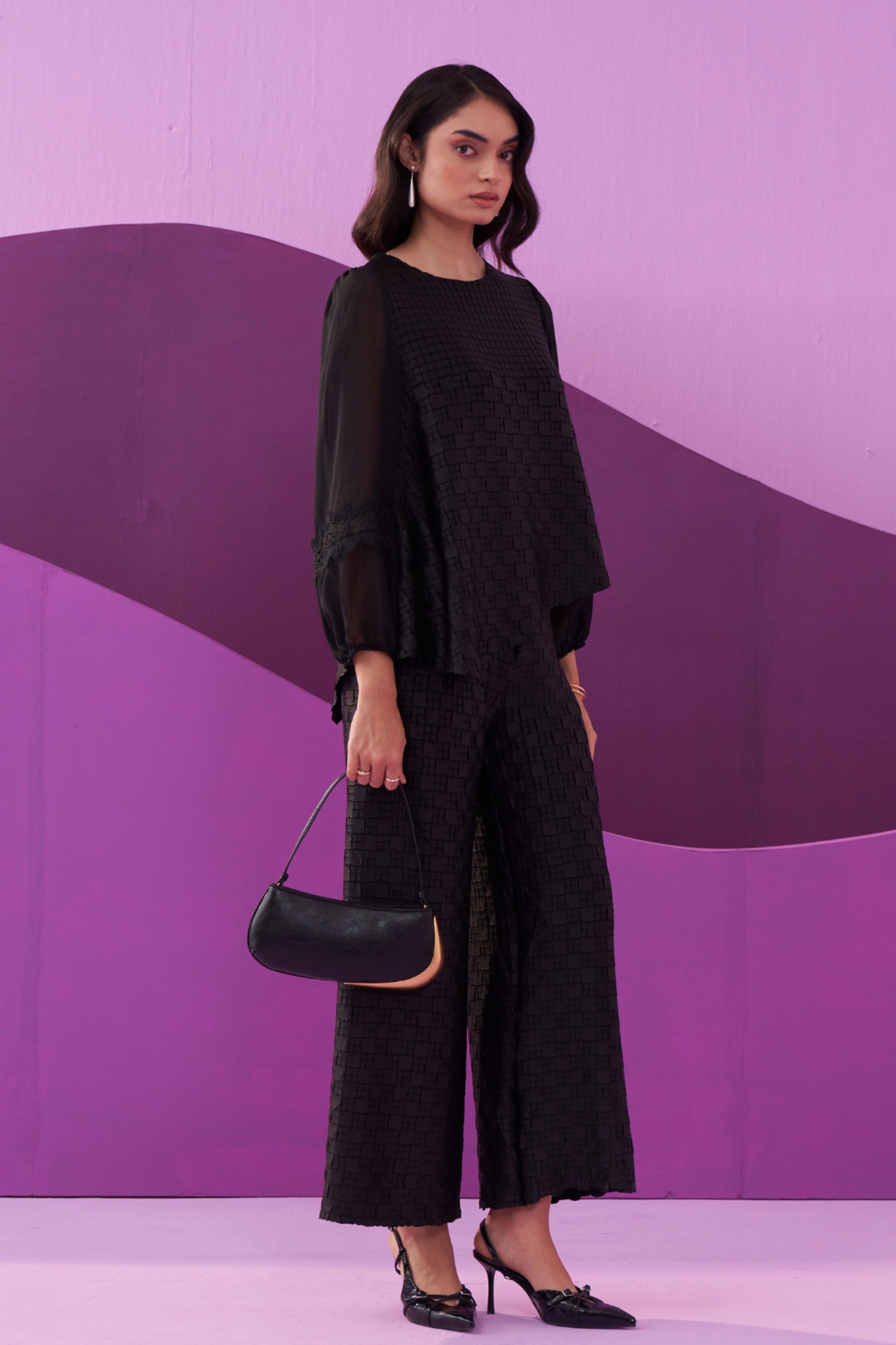 Black Alexa Co-Ord Set