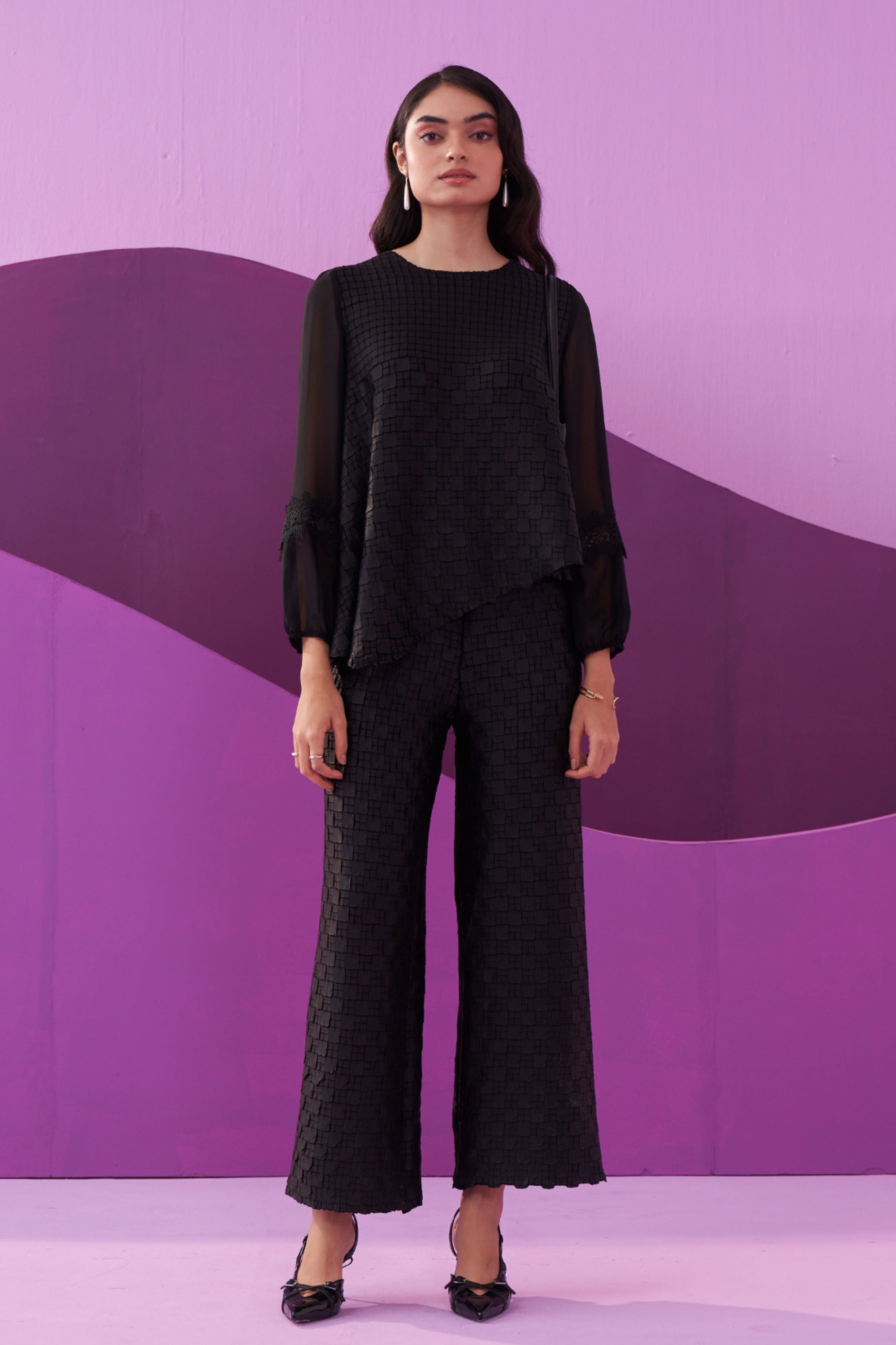 Black Alexa Co-Ord Set