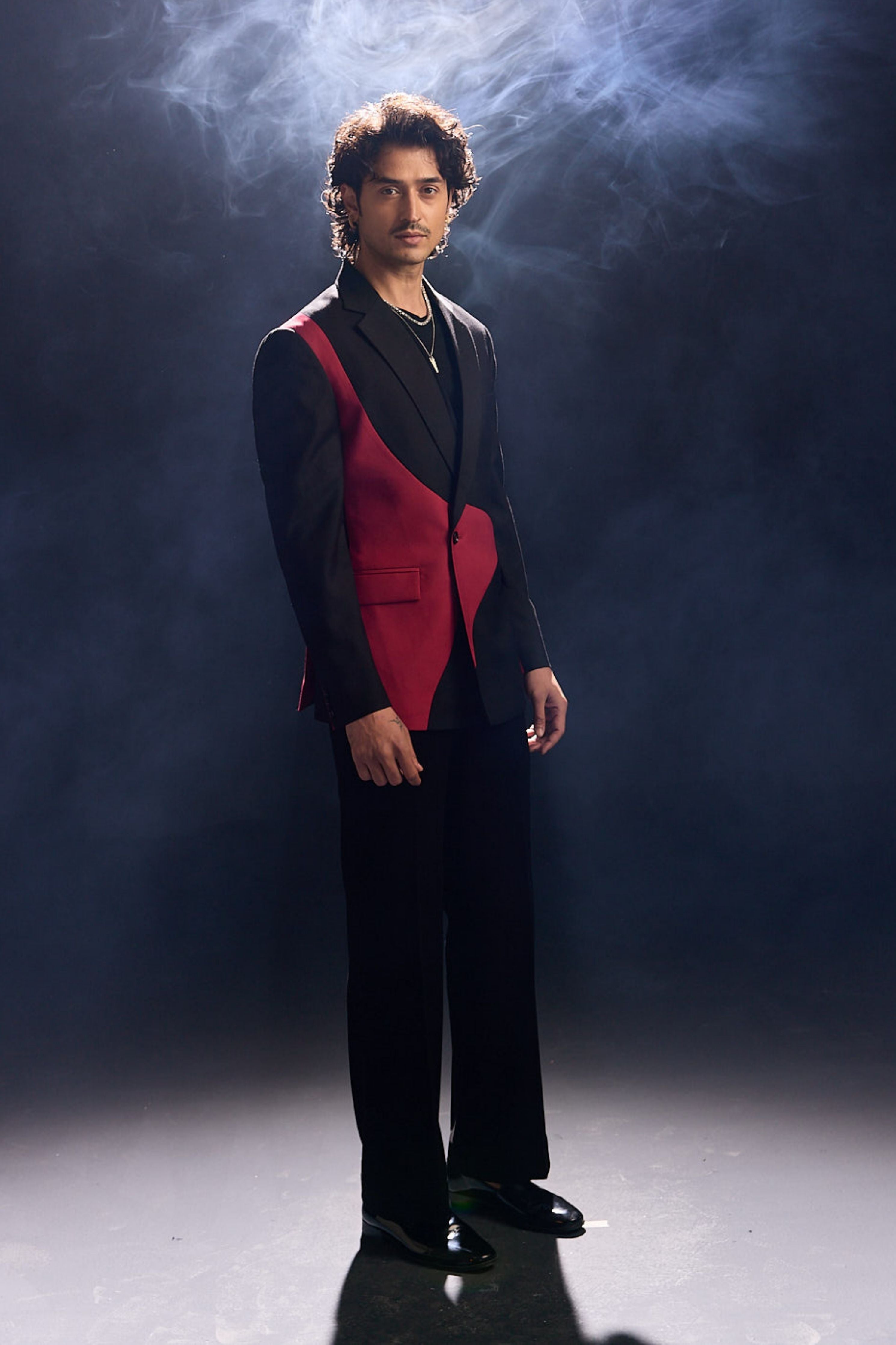 Black & Red Cocktail Blazer
