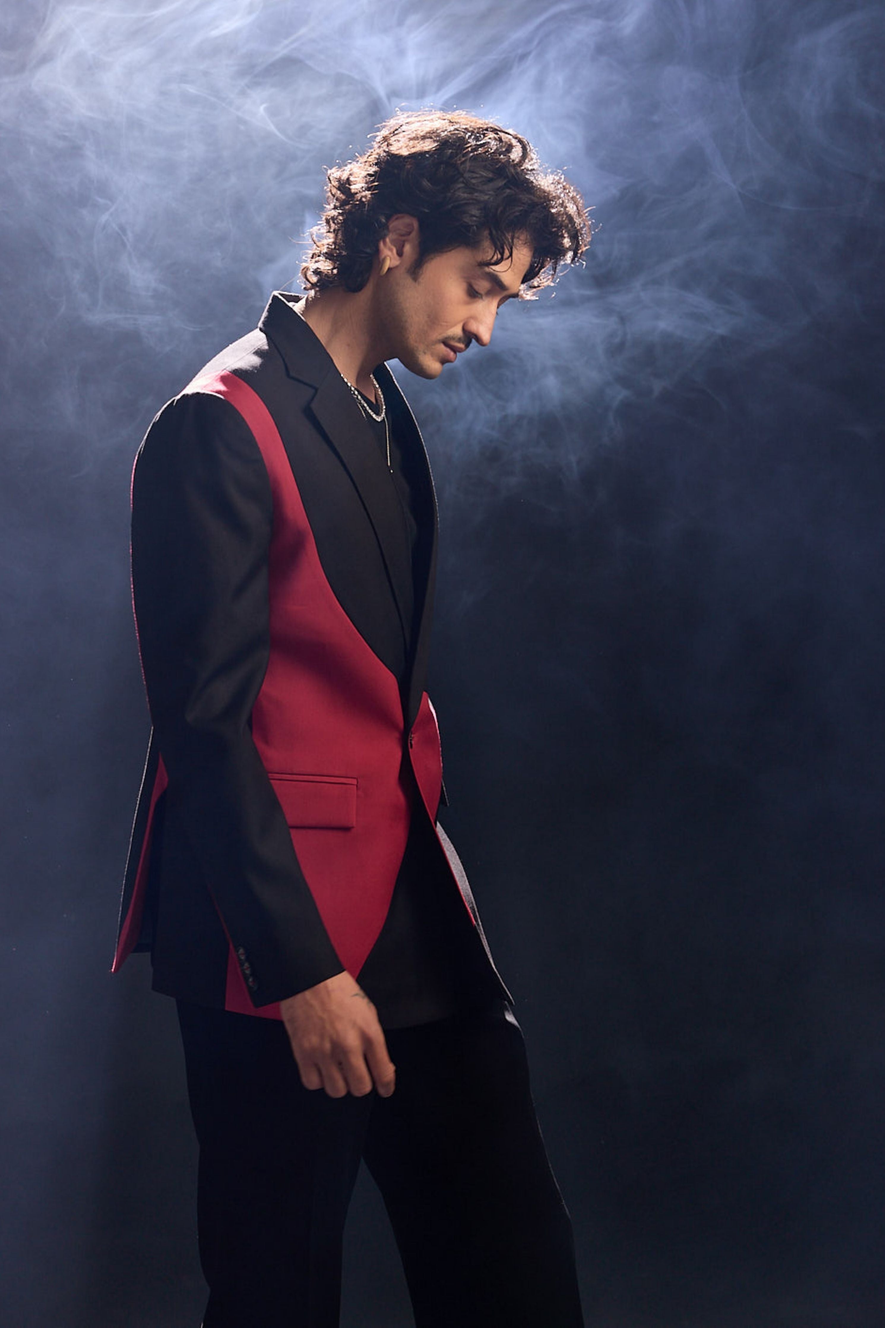 Black & Red Cocktail Blazer
