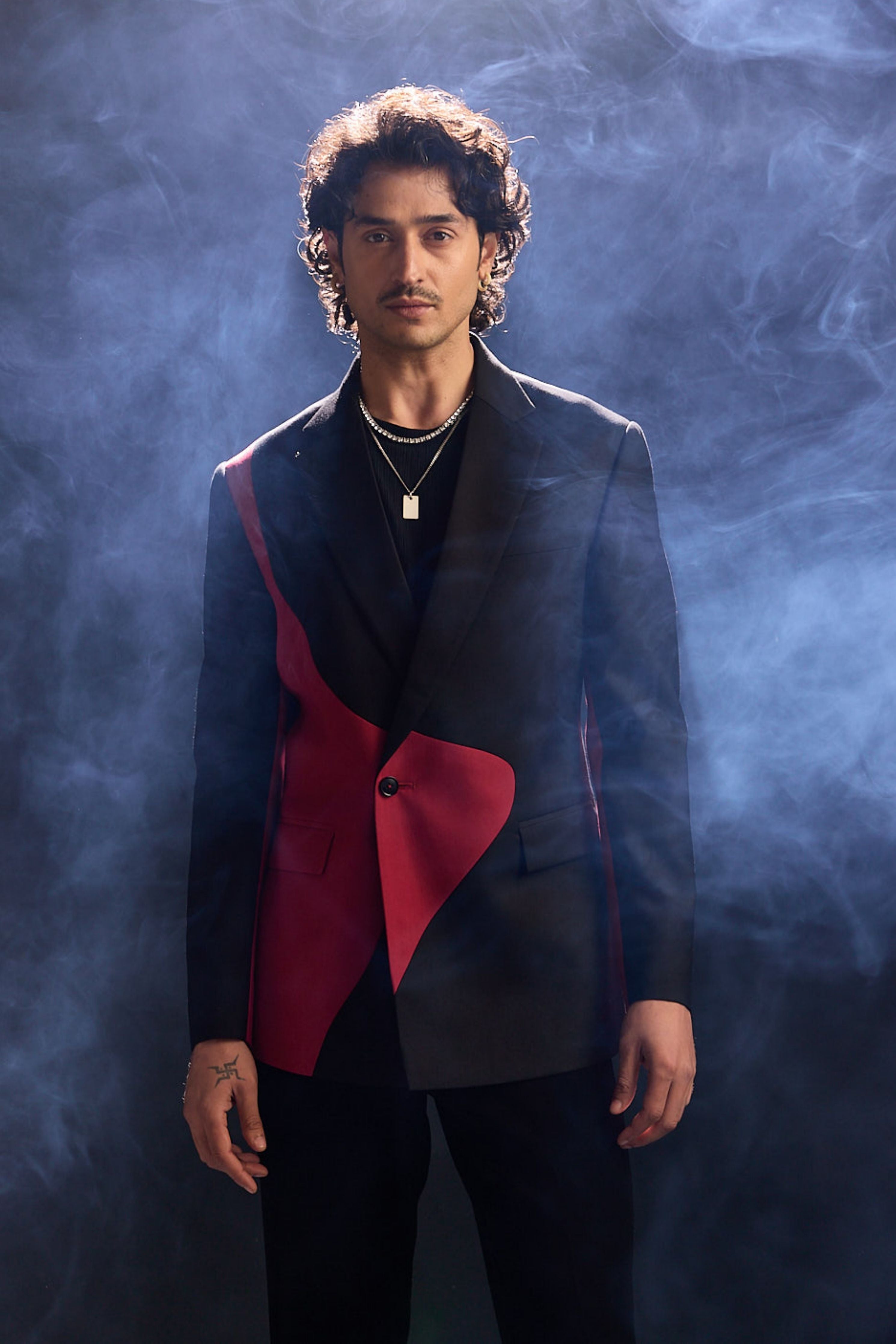 Black & Red Cocktail Blazer