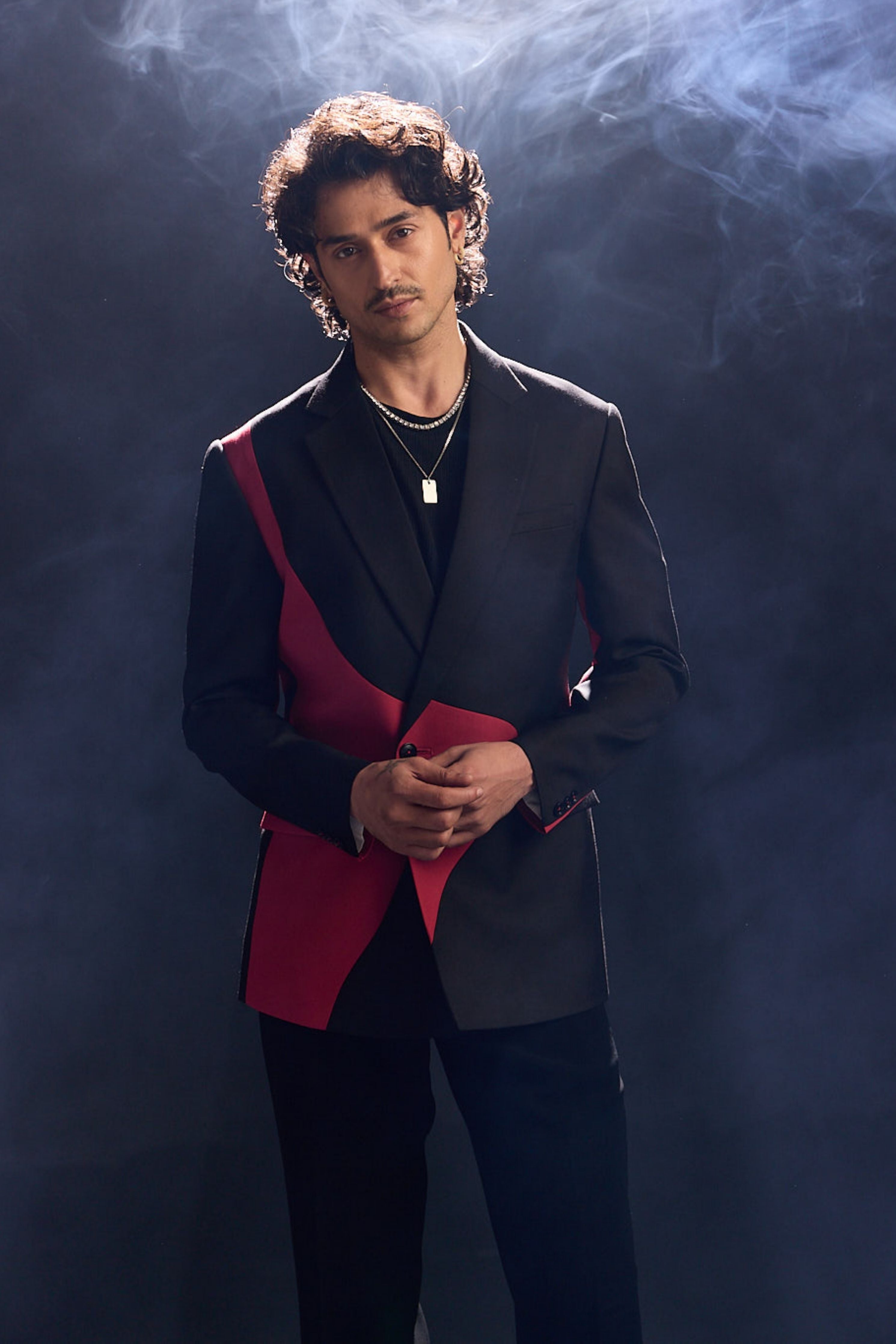 Black & Red Cocktail Blazer