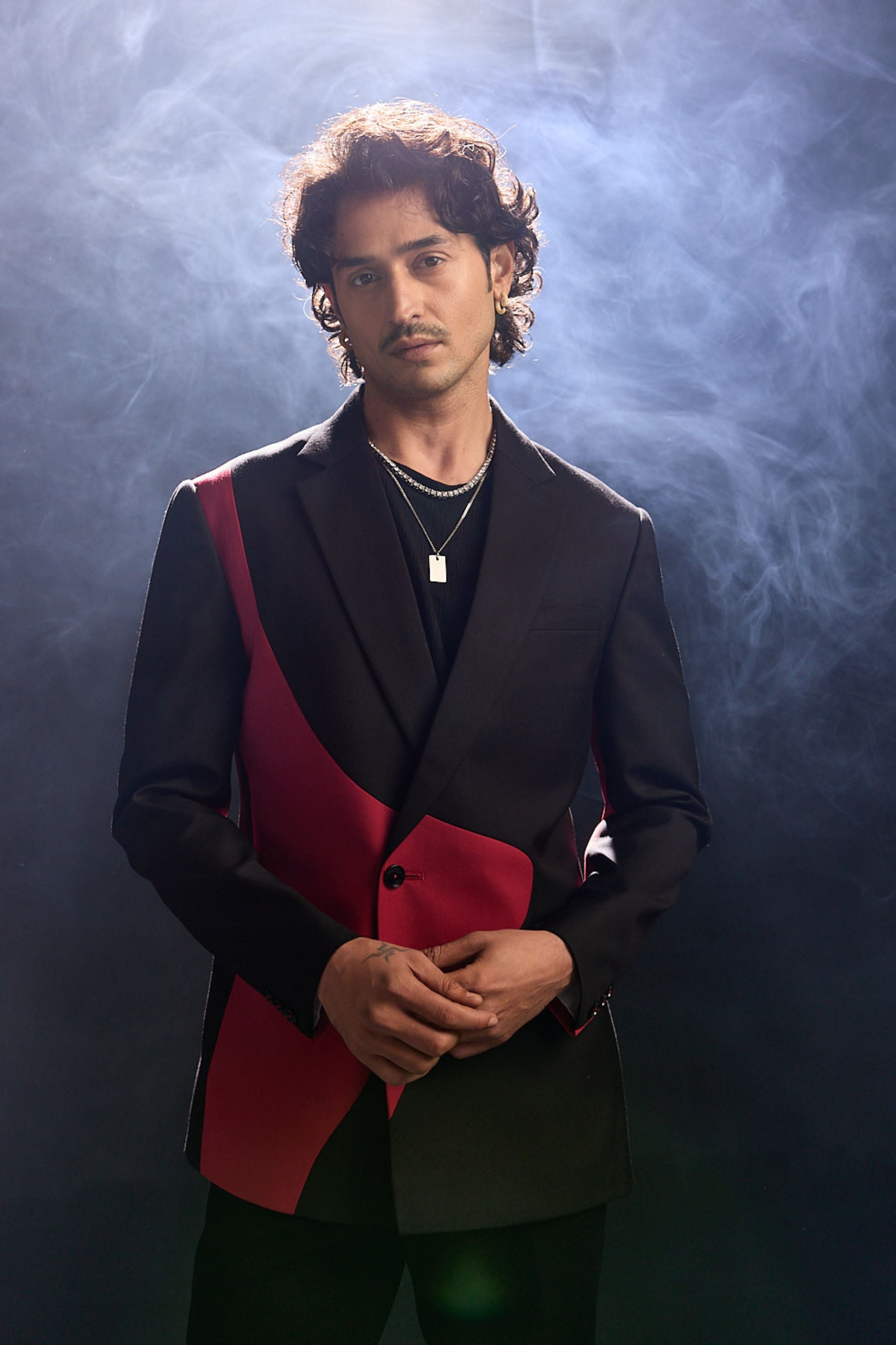 Black & Red Cocktail Blazer