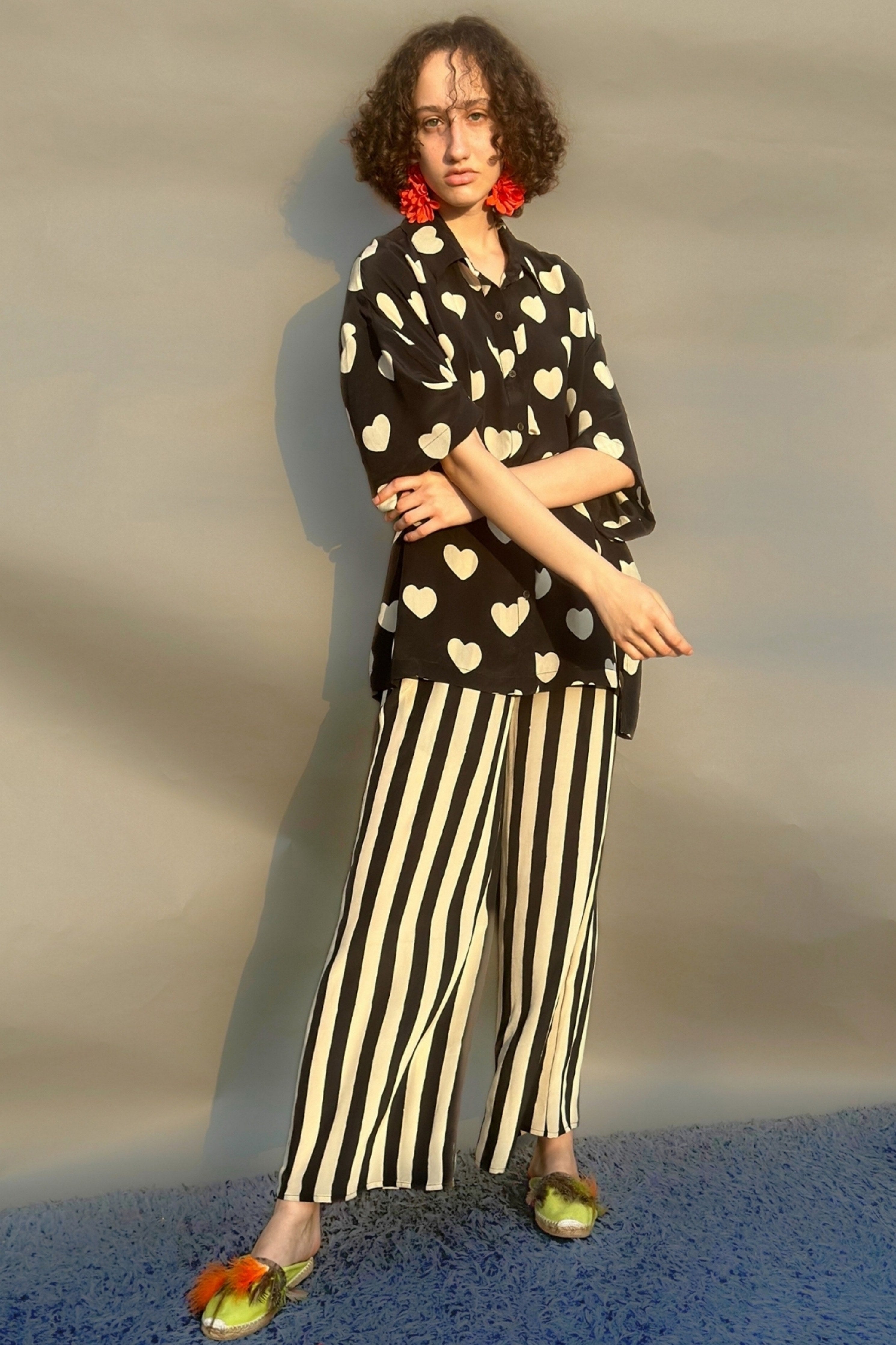 Black & White Hearts Shirt