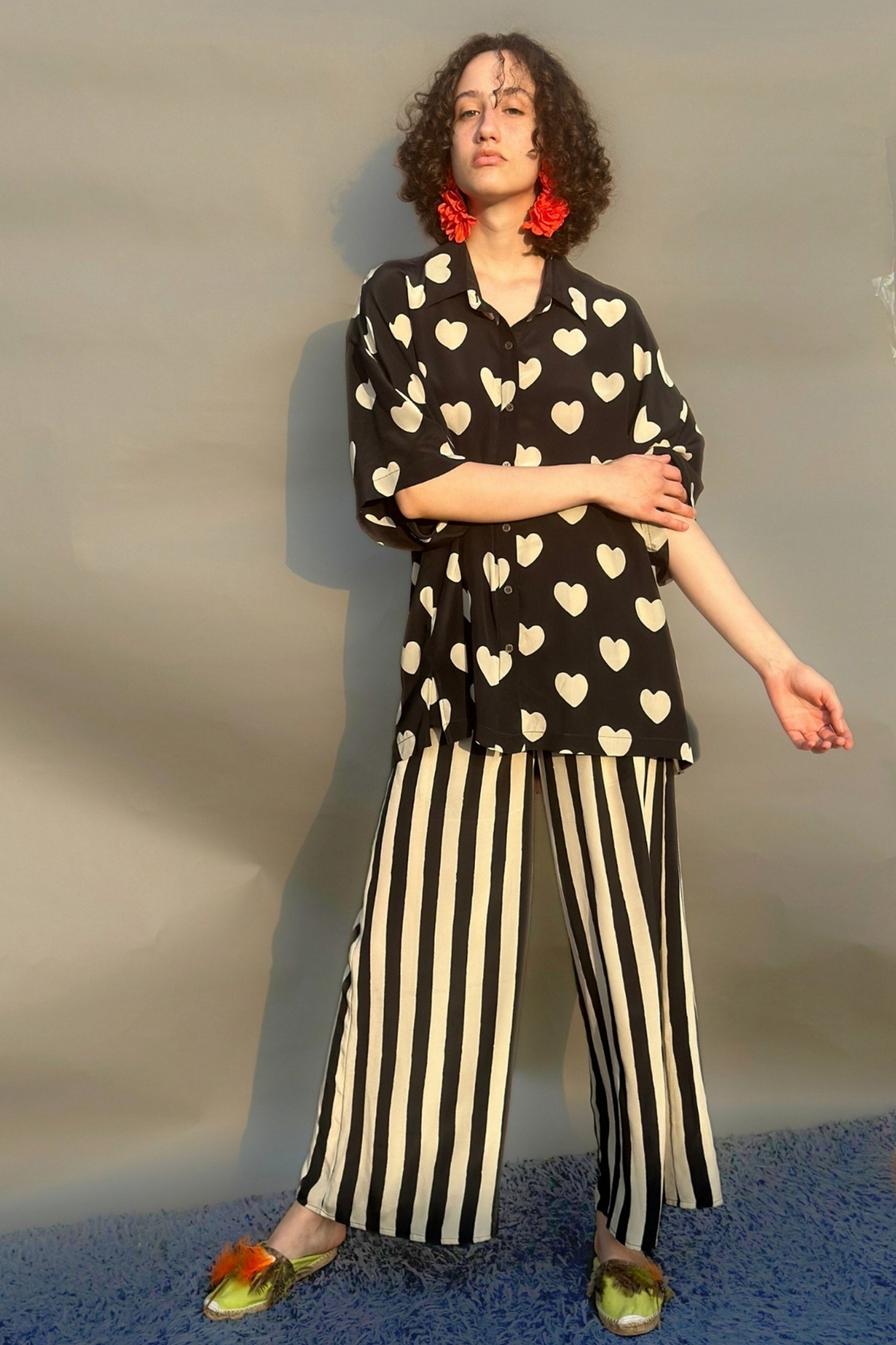 Black & White Stripes Pants
