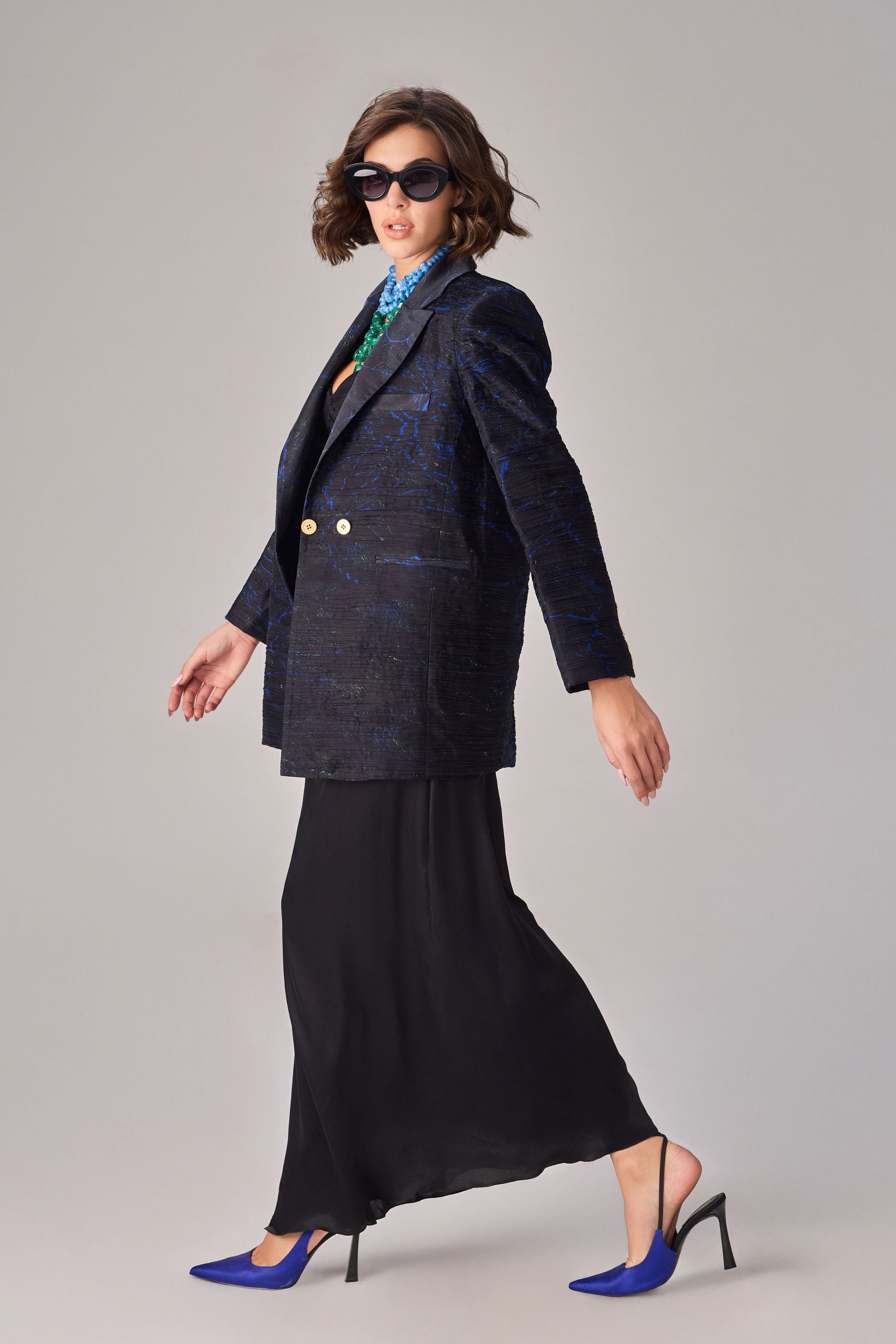 Kellie Blazer & Dakota Bodysuit With Zuri Skirt