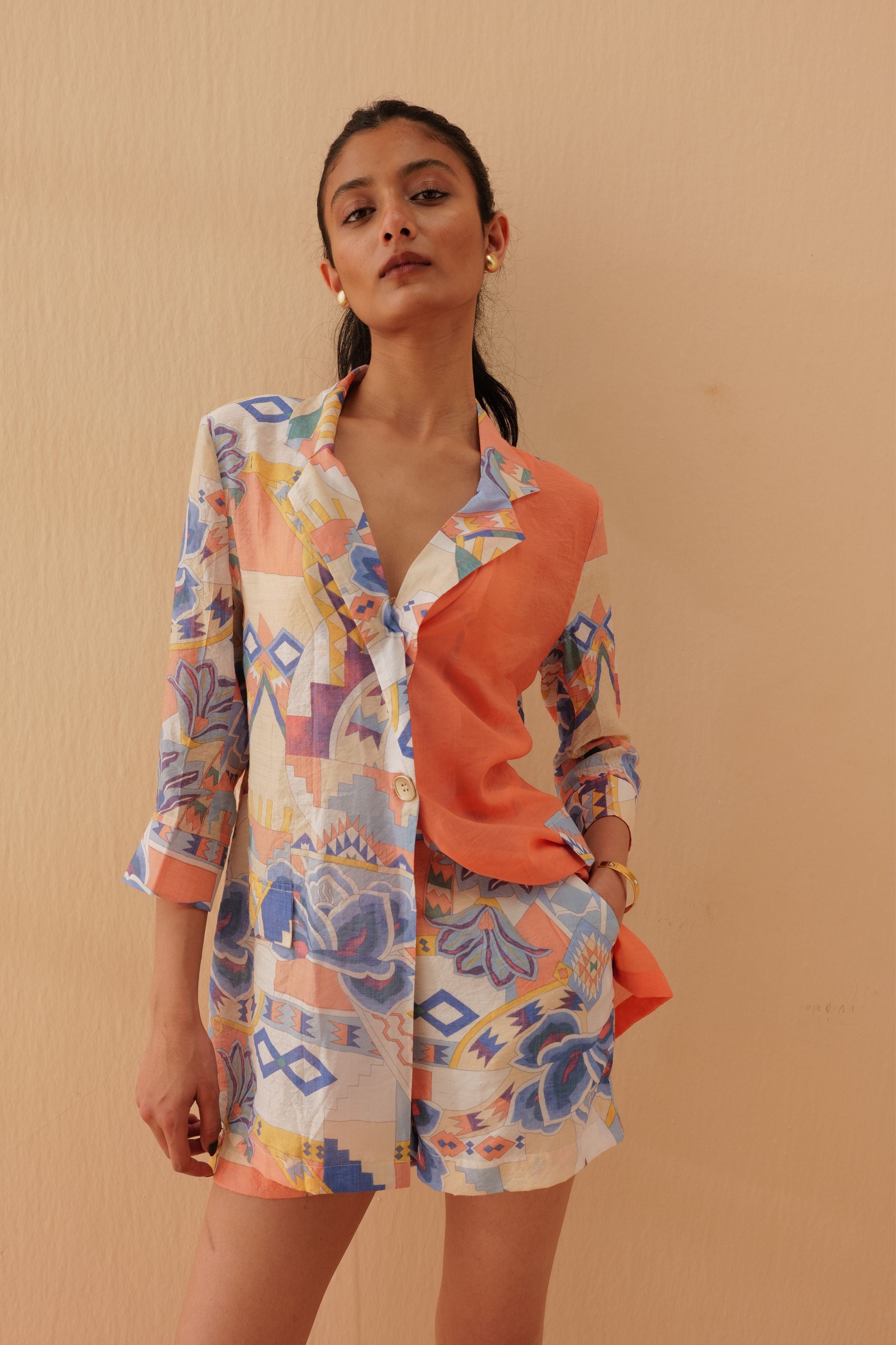 Blue Jigsaw Co-Ord Set