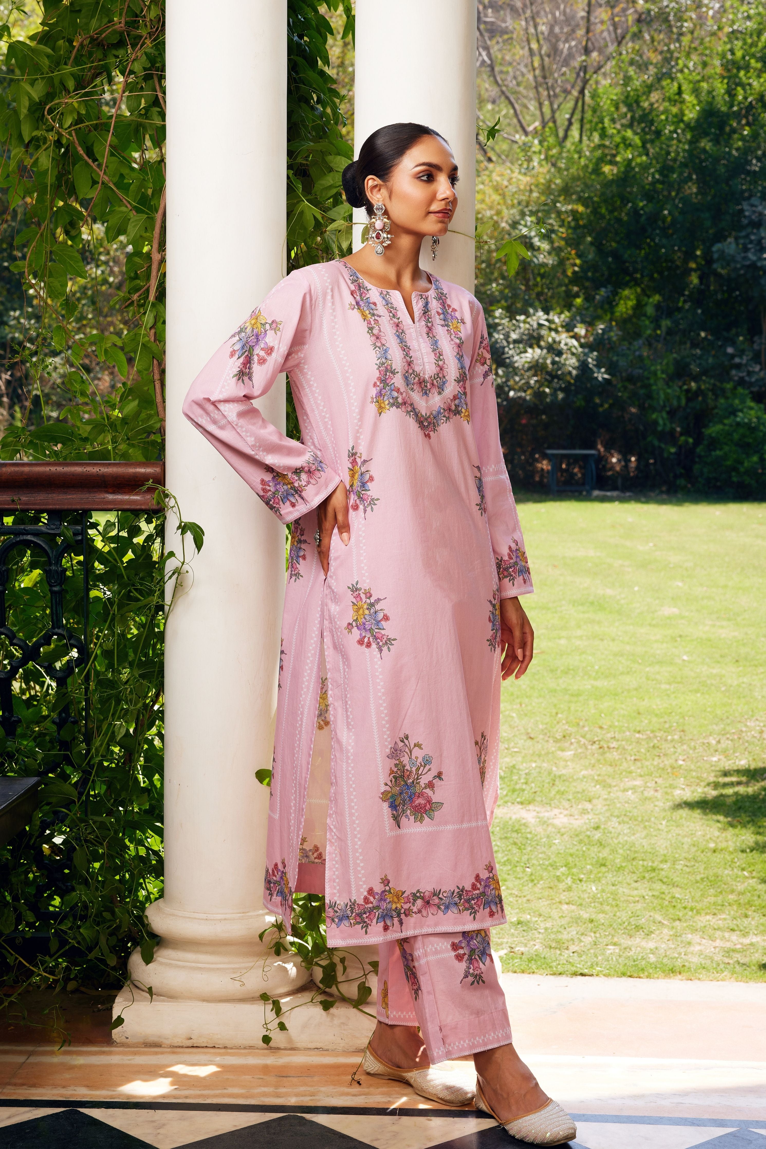 Blush Pink Gulzaar Kurta Set