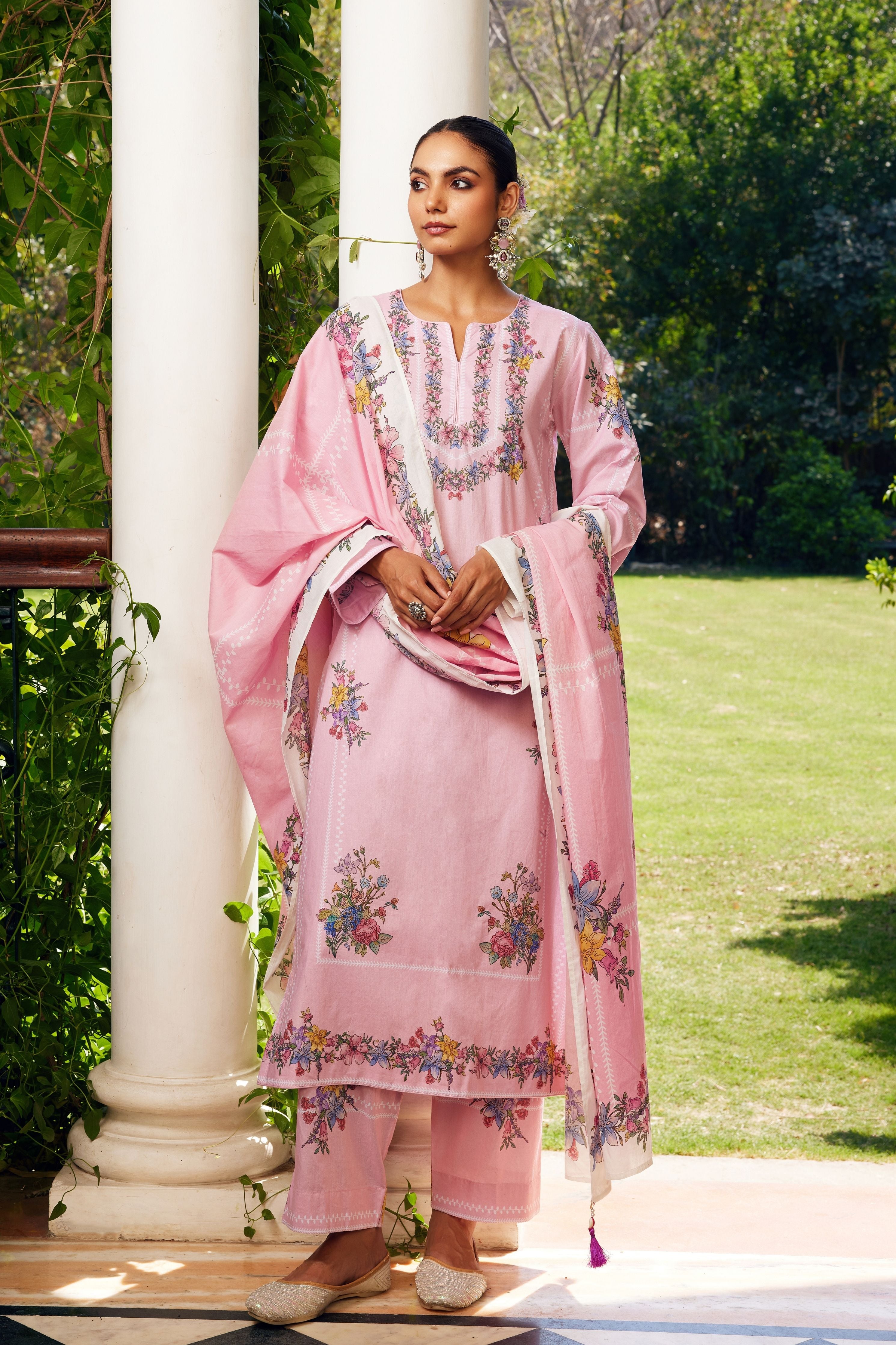 Blush Pink Gulzaar Kurta Set