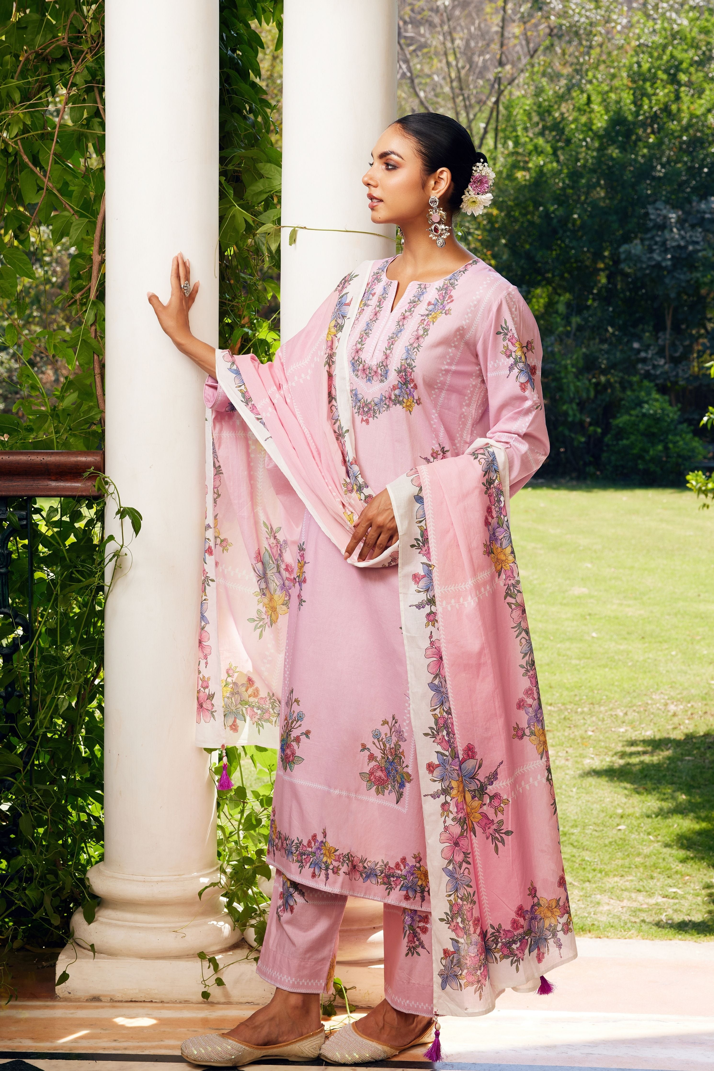 Blush Pink Gulzaar Kurta Set