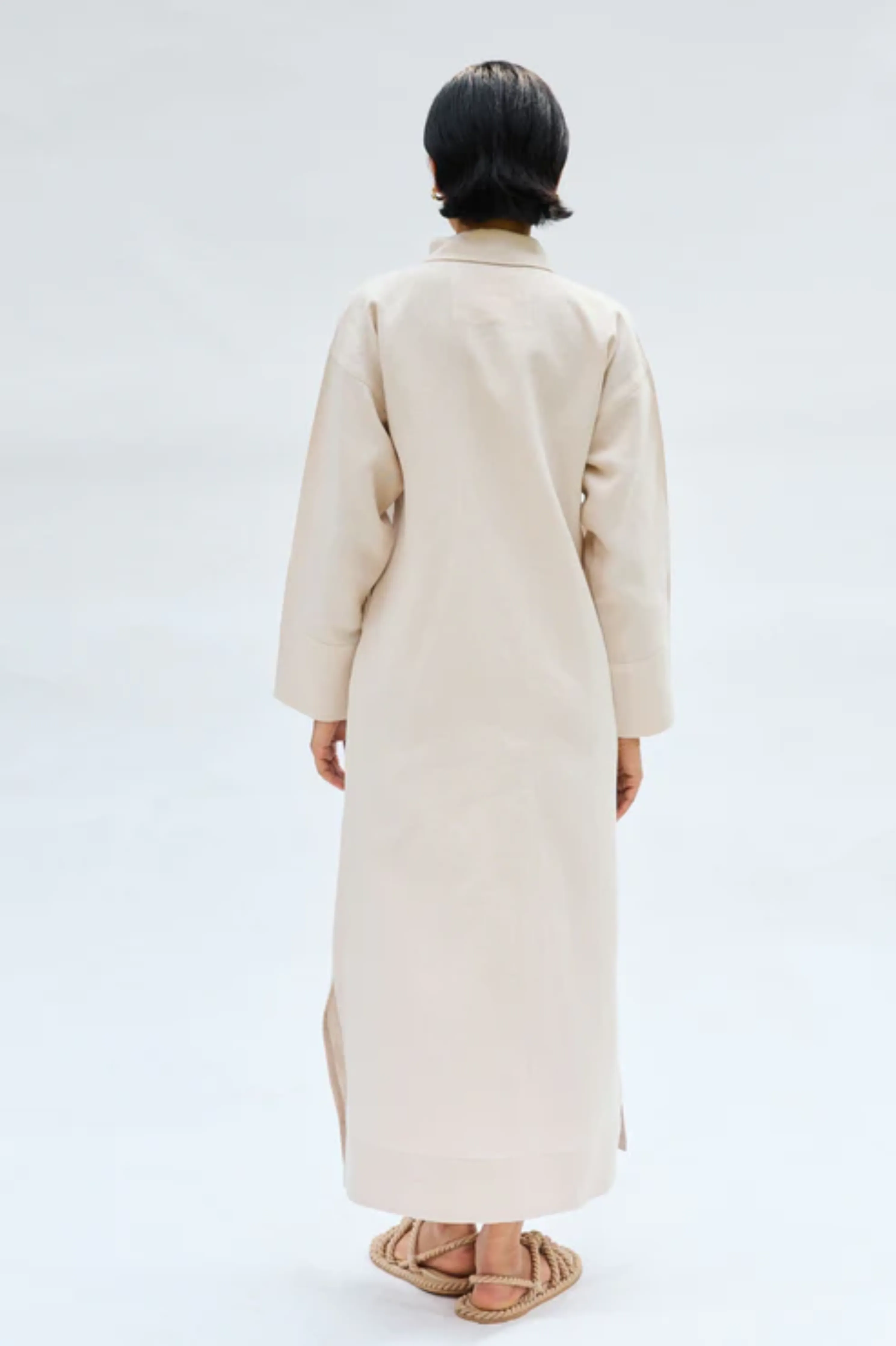 Breezy Tide Linen Kurta