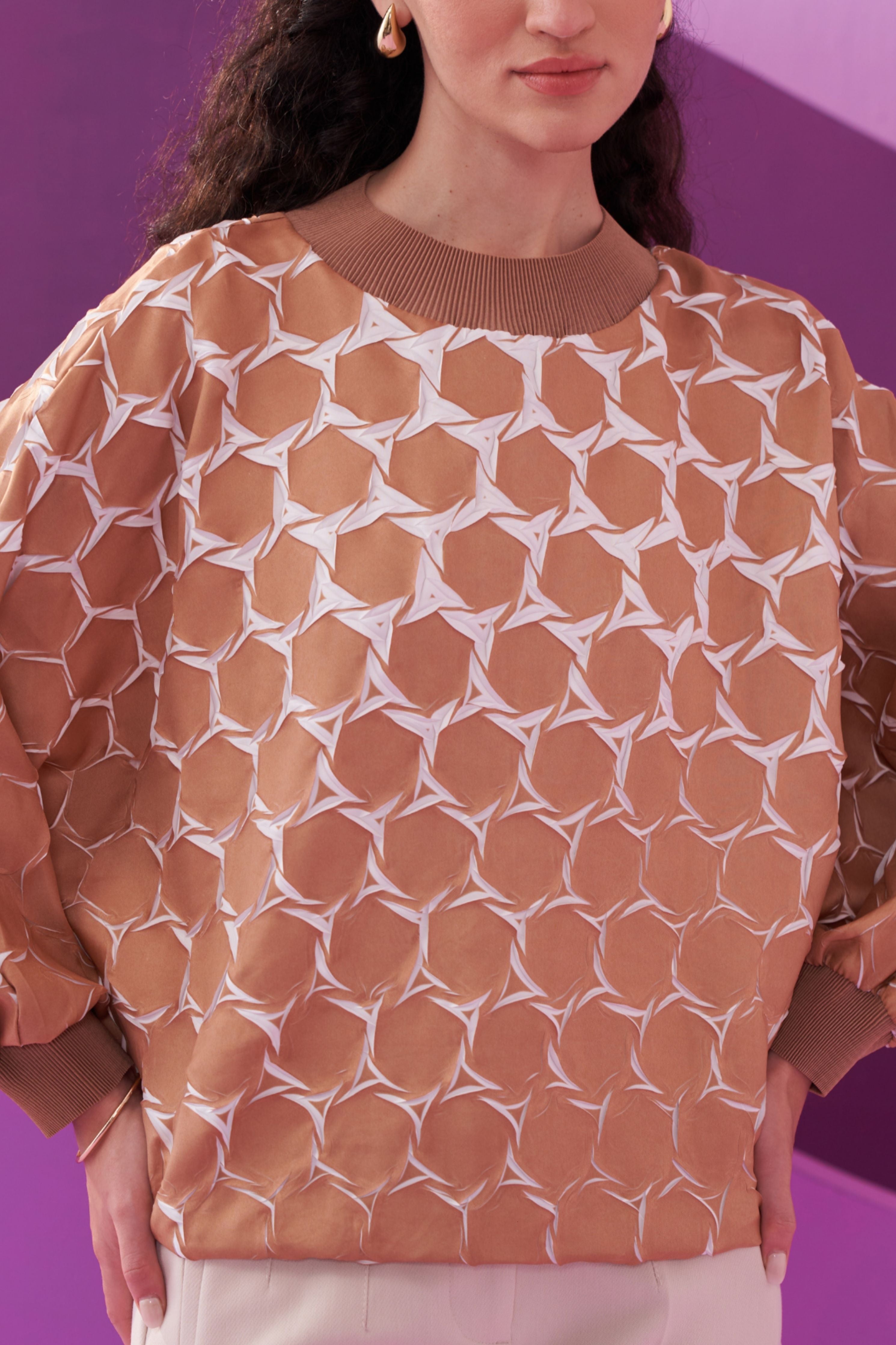 Brown Angna Top