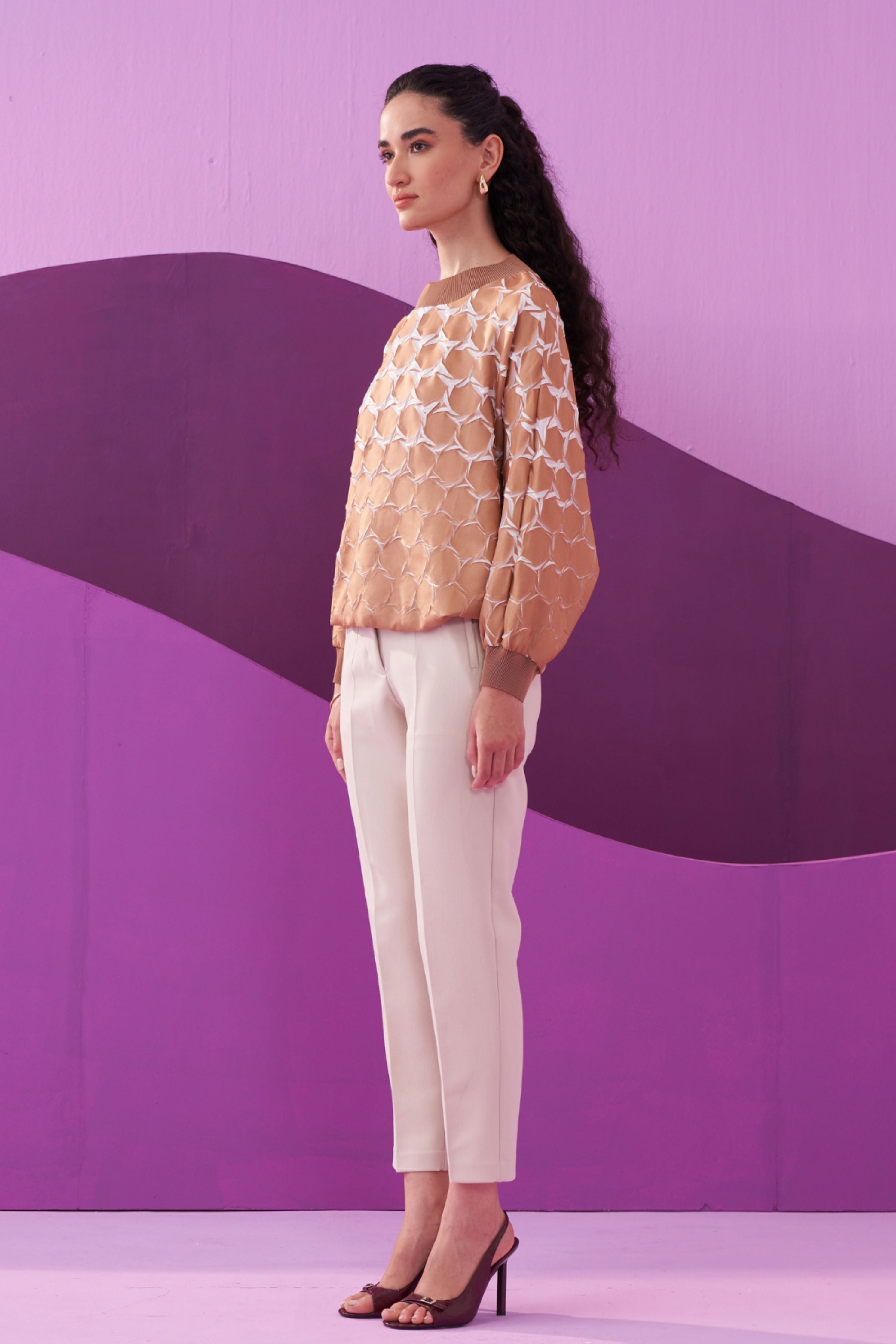 Brown Angna Top