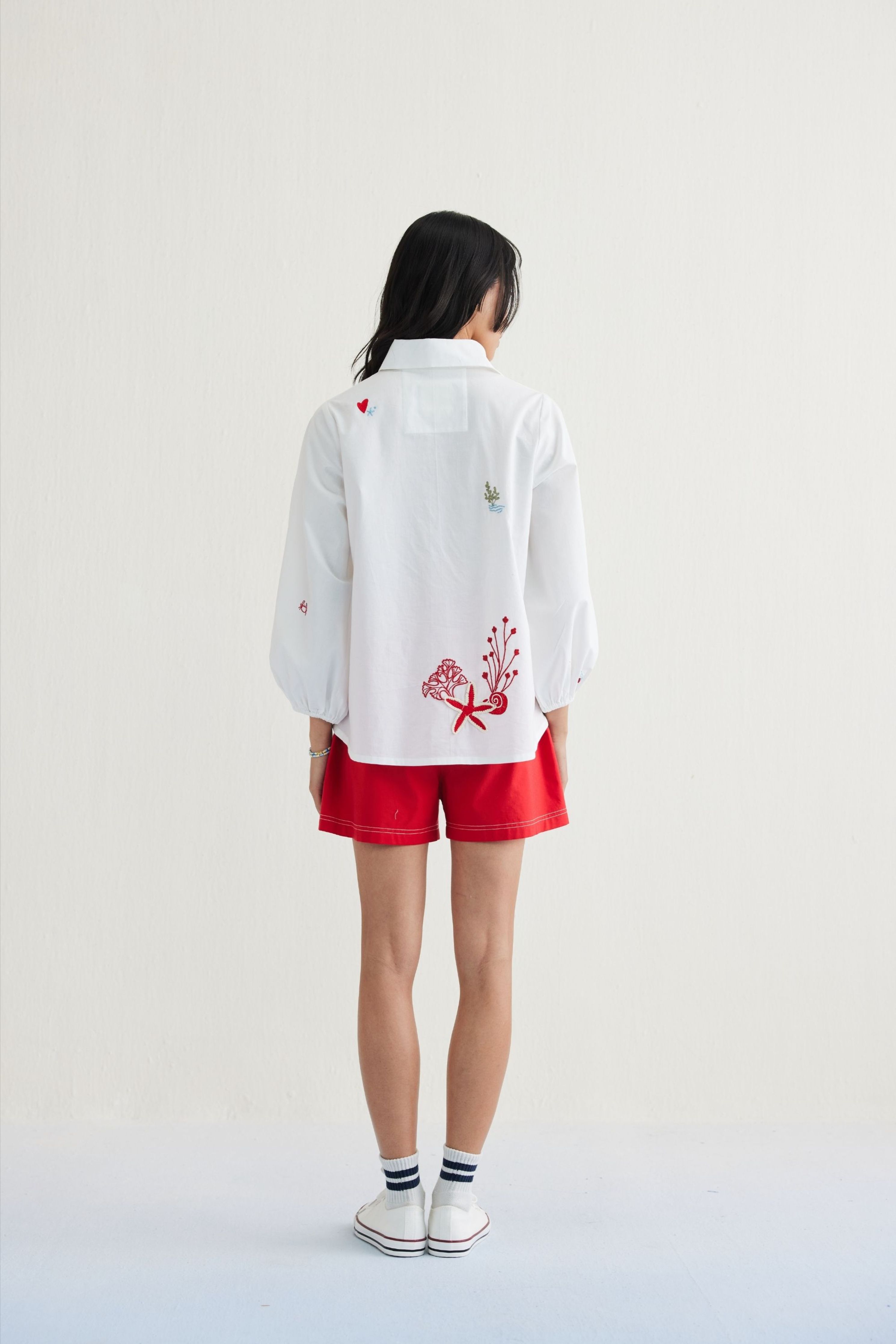 Deepika Reddy In By The Sea Classic Shirt