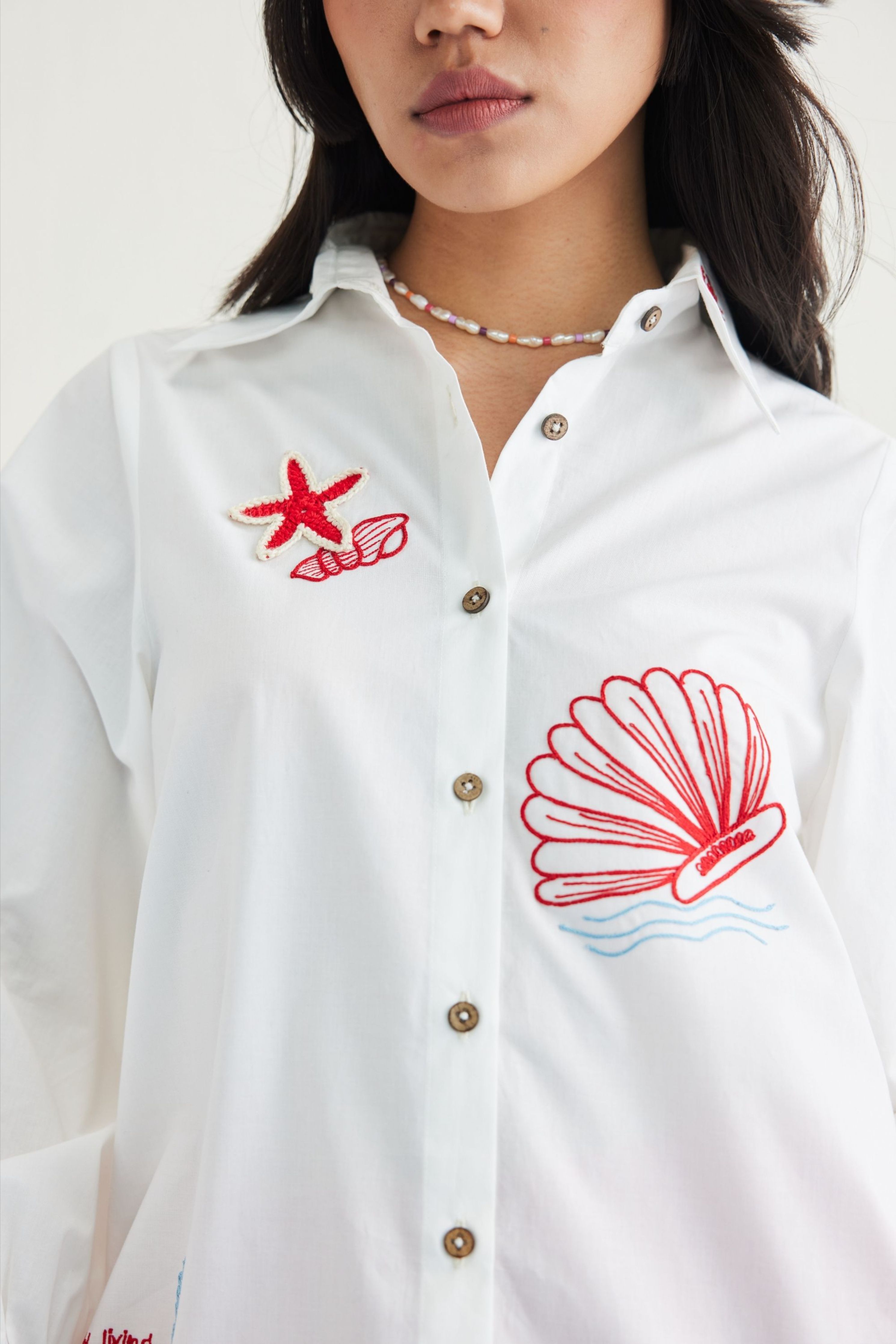 Deepika Reddy In By The Sea Classic Shirt