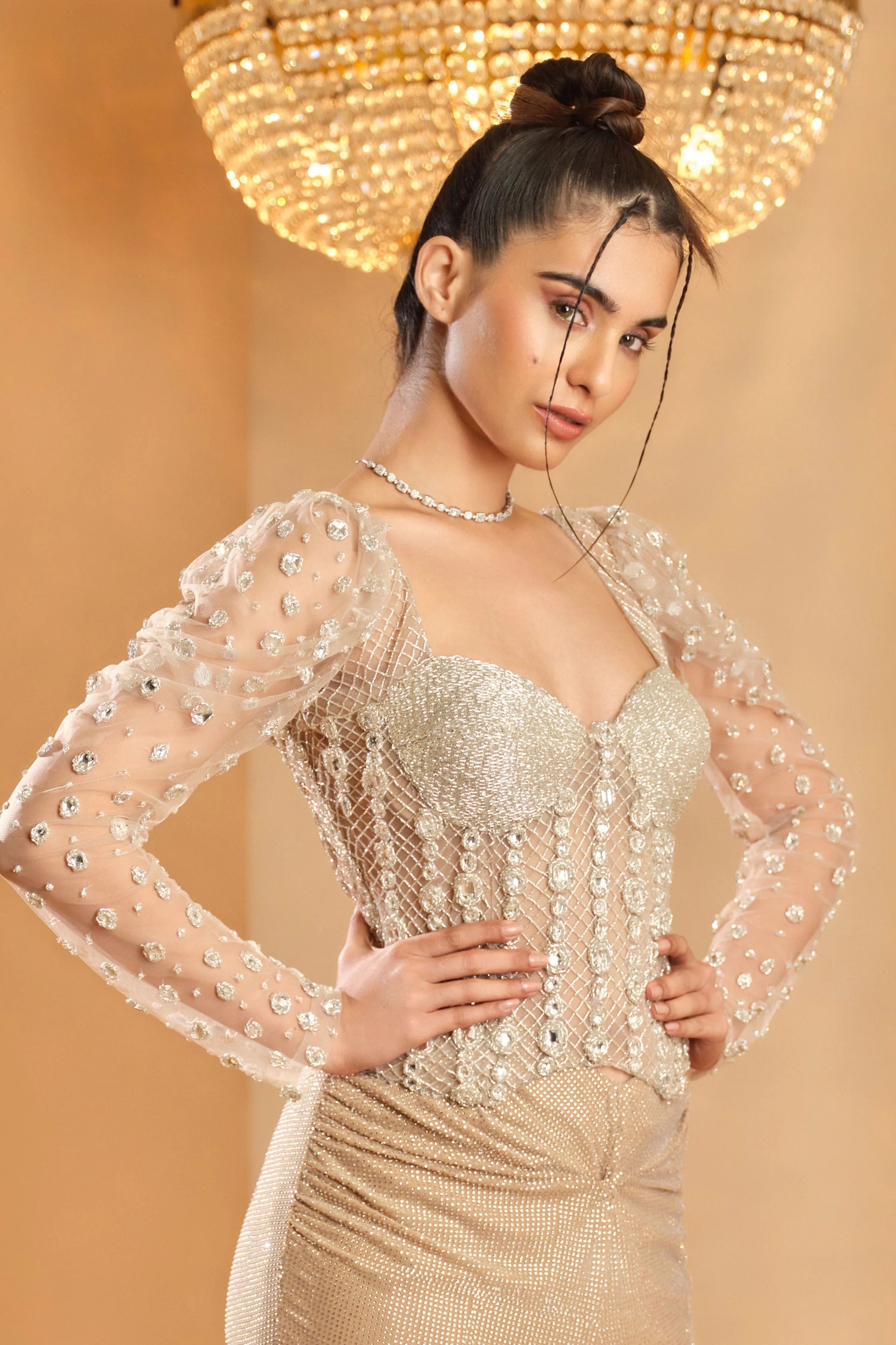Heera Corset Skirt Set