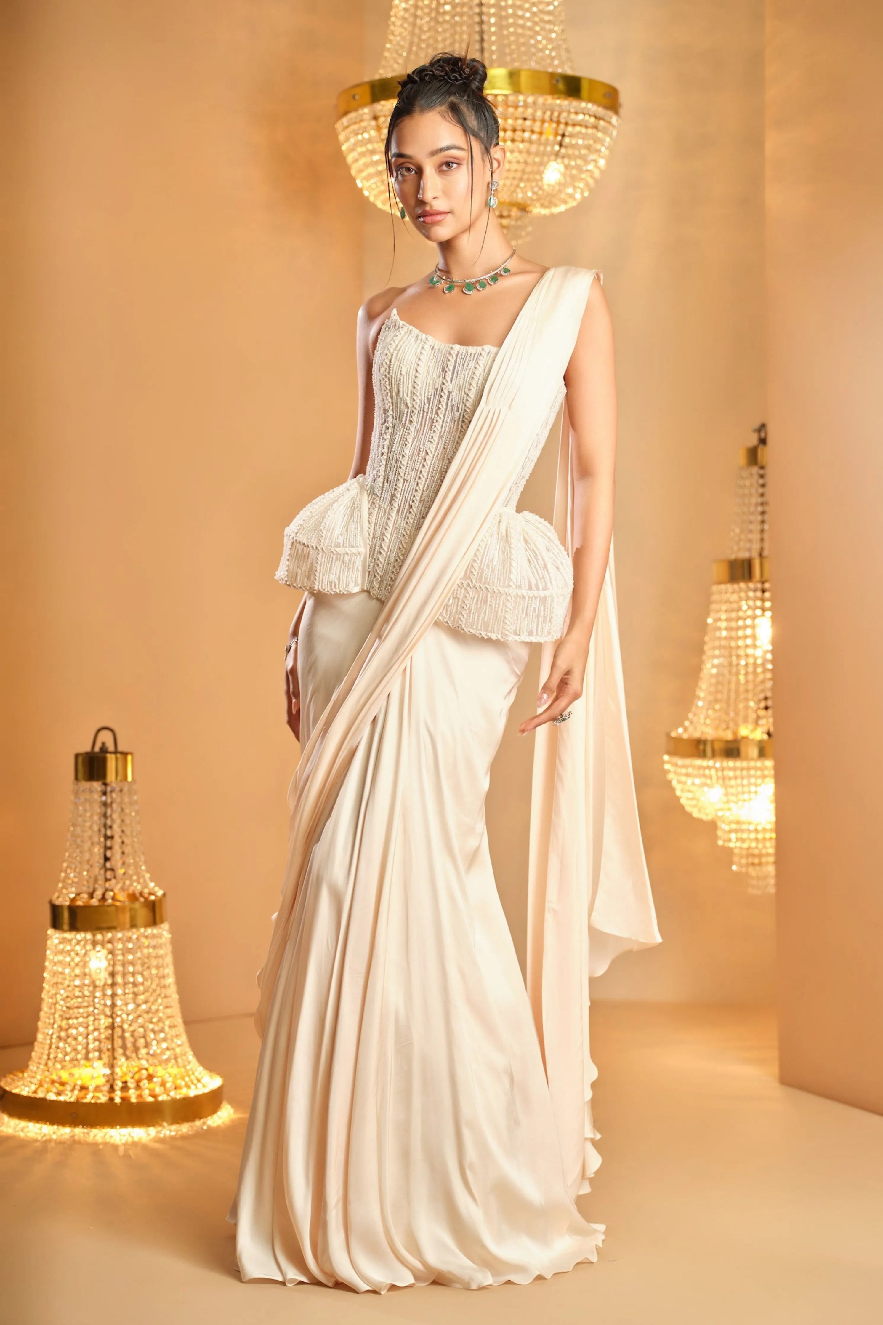 Pari Draped Saree Set