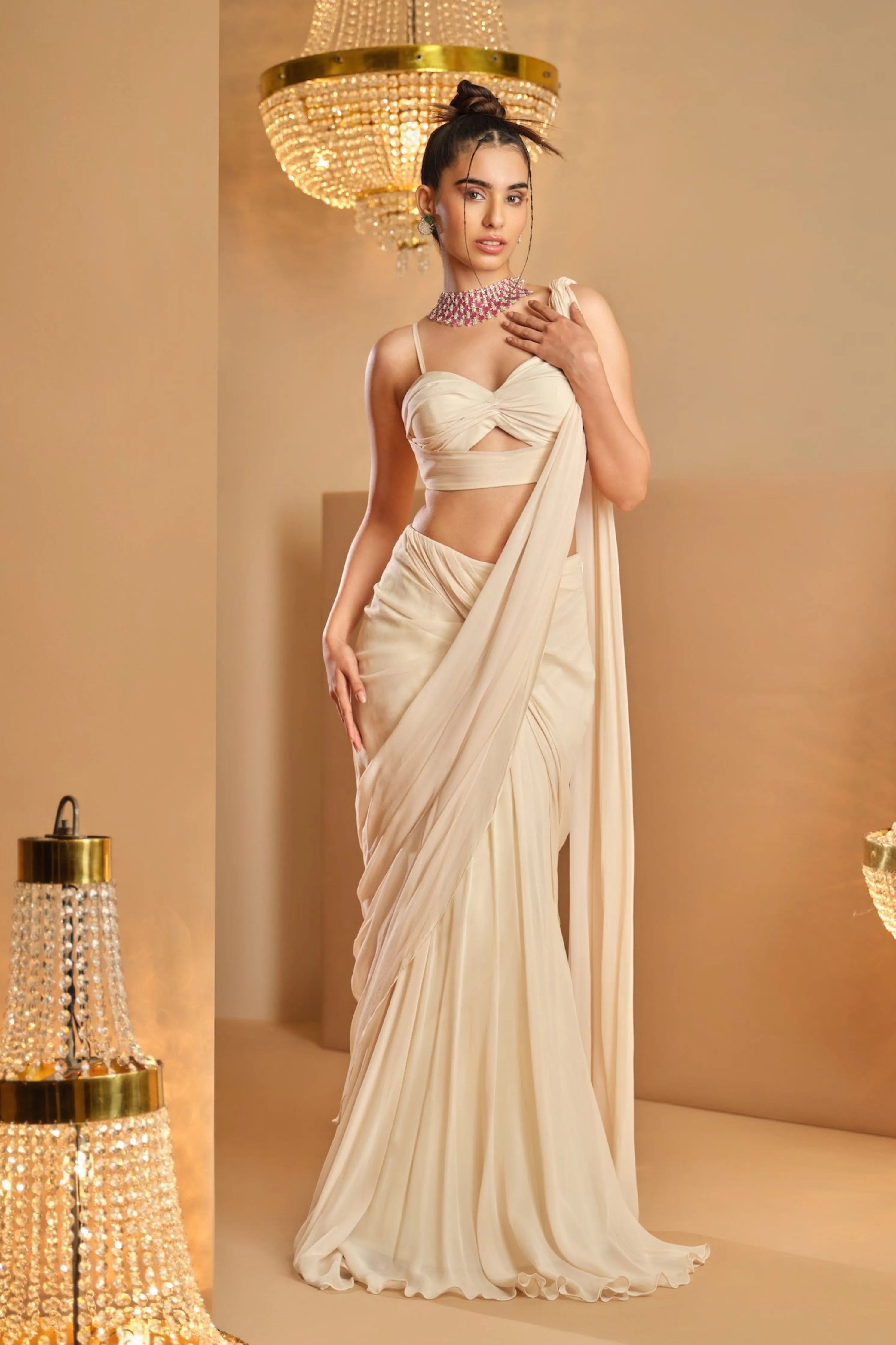 Pari Draped Saree Set