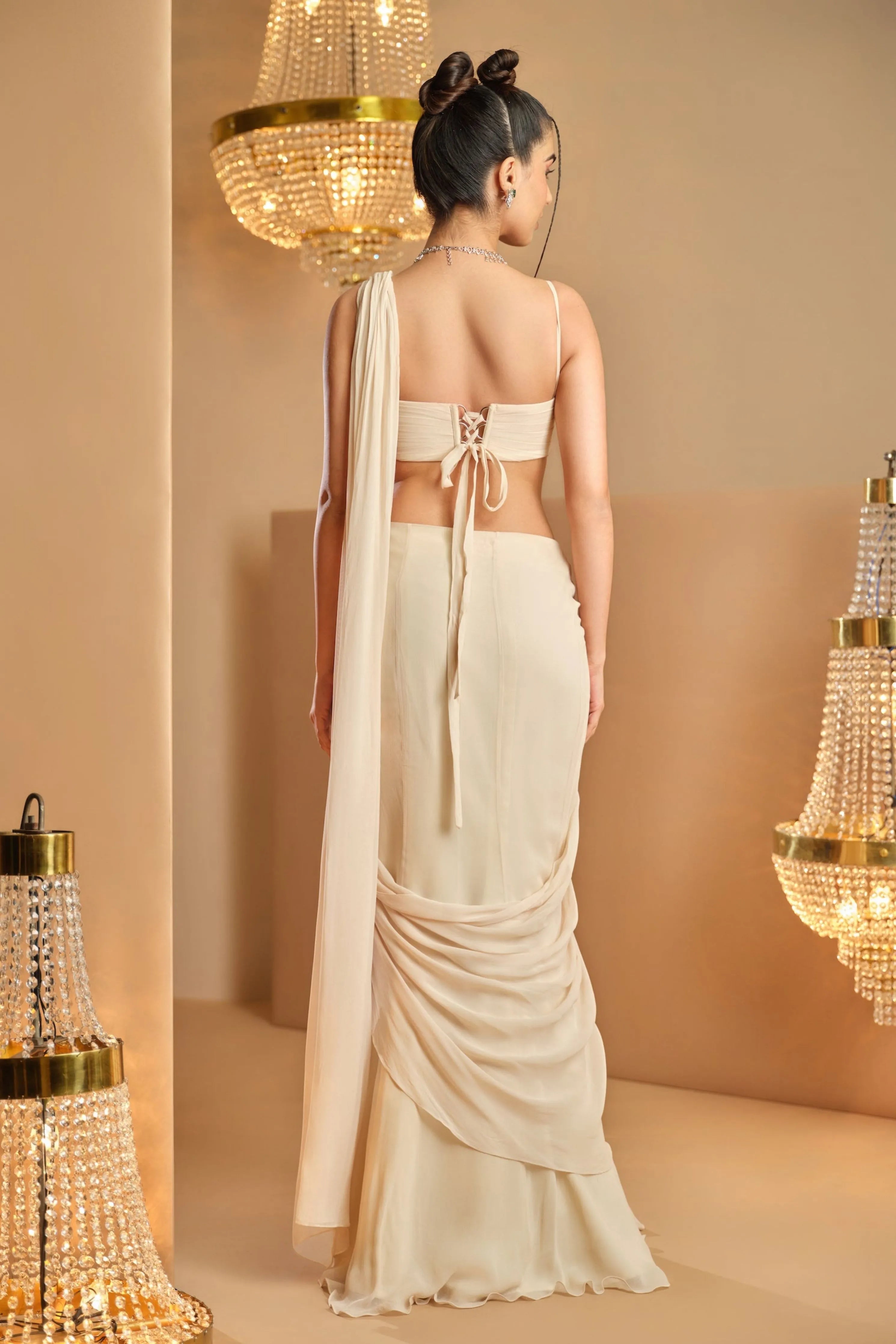 Pari Draped Saree Set